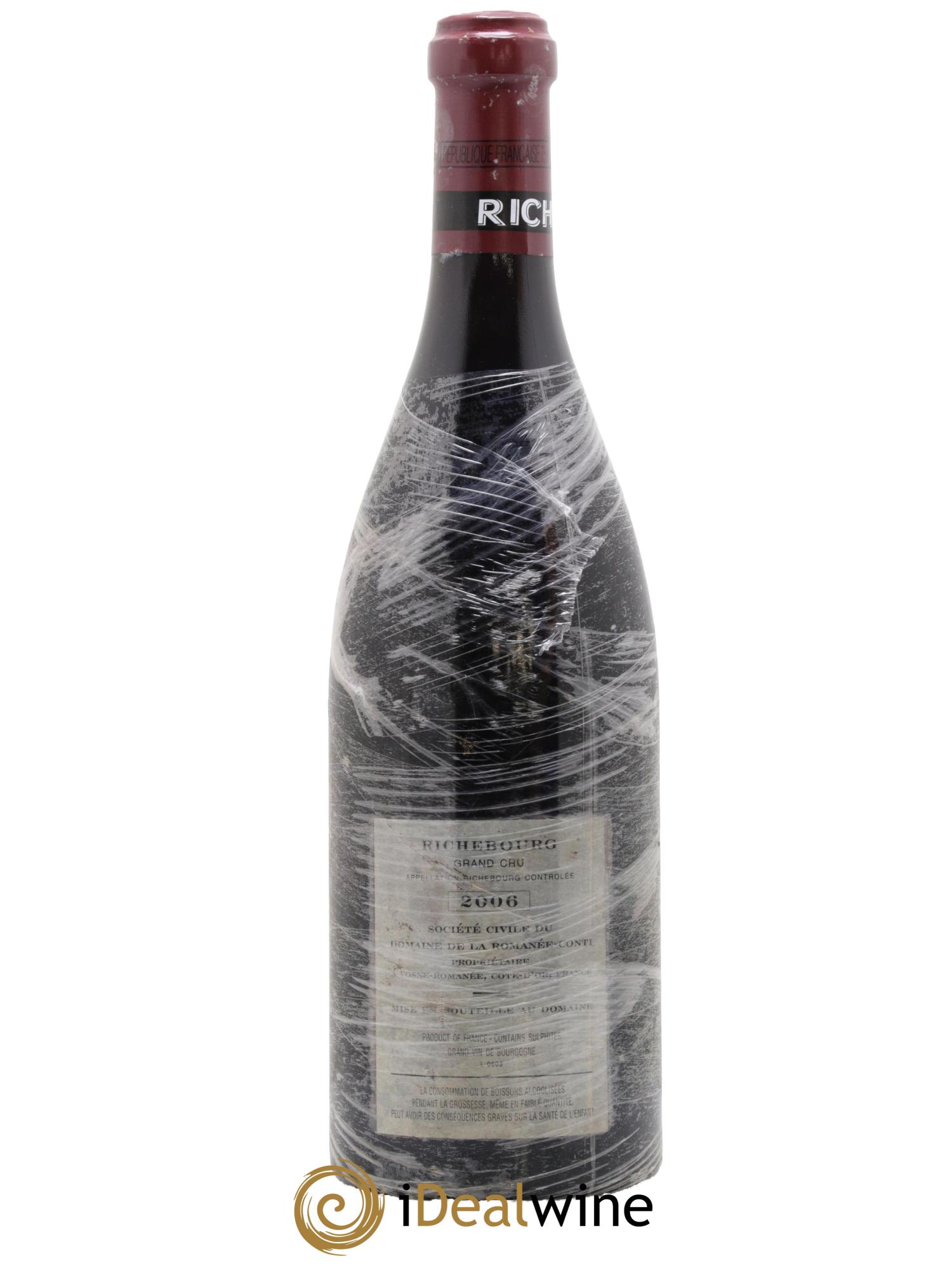 Richebourg Grand Cru Domaine de la Romanée-Conti 2006 - Lotto di 1 bottiglia - 1