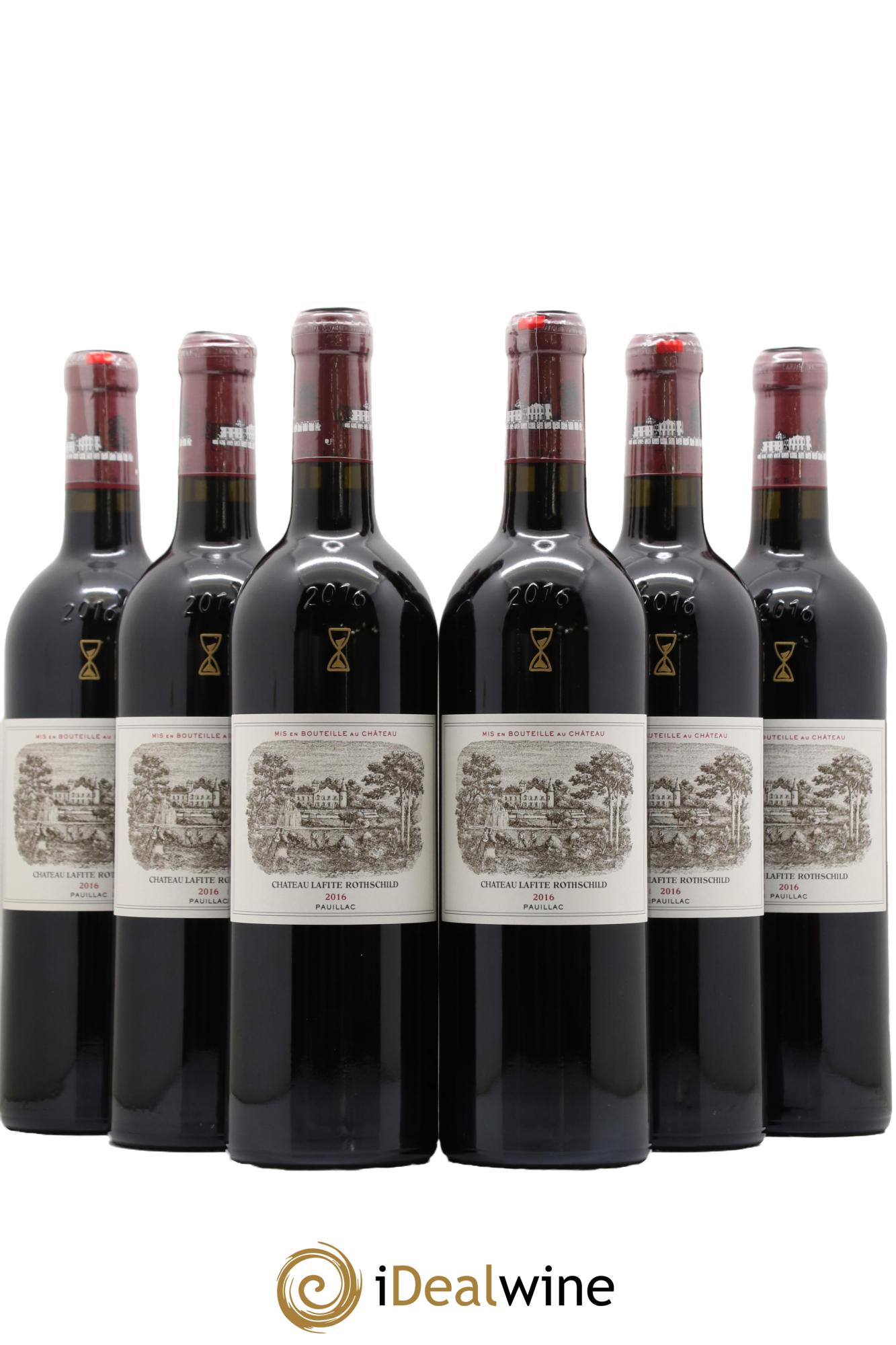 Château Lafite Rothschild 1er Grand Cru Classé 2016 - Lot de 6 bouteilles - 0