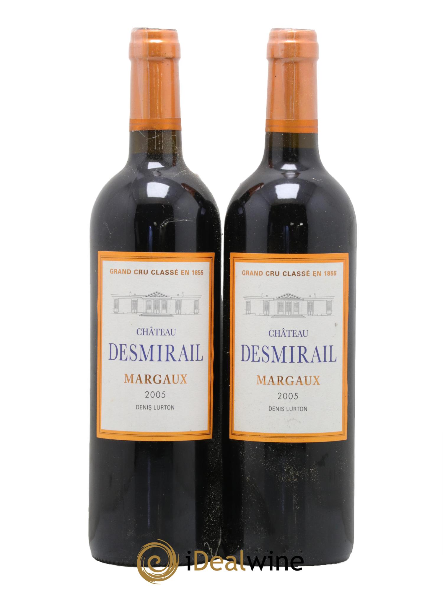 Château Desmirail 3ème Grand Cru Classé 2005 - Lot de 2 bouteilles - 0