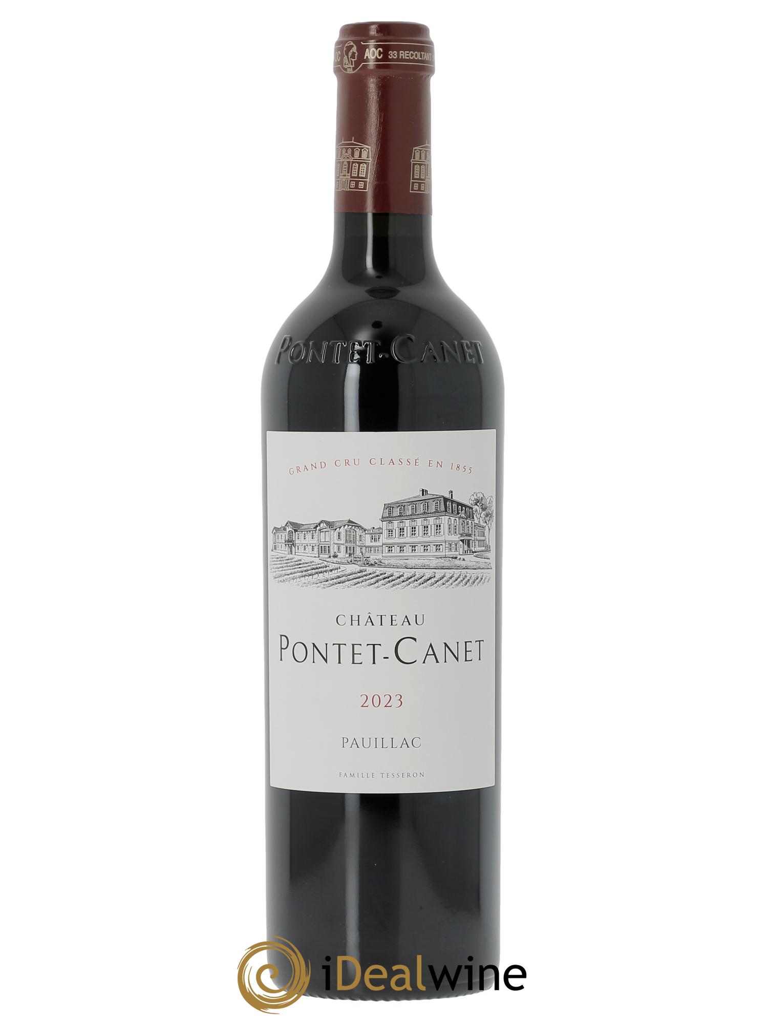 Château Pontet Canet 5ème Grand Cru Classé (Original-holzkiste ab 3 Fl.) 2023 - Posten von 1 Flasche - 0