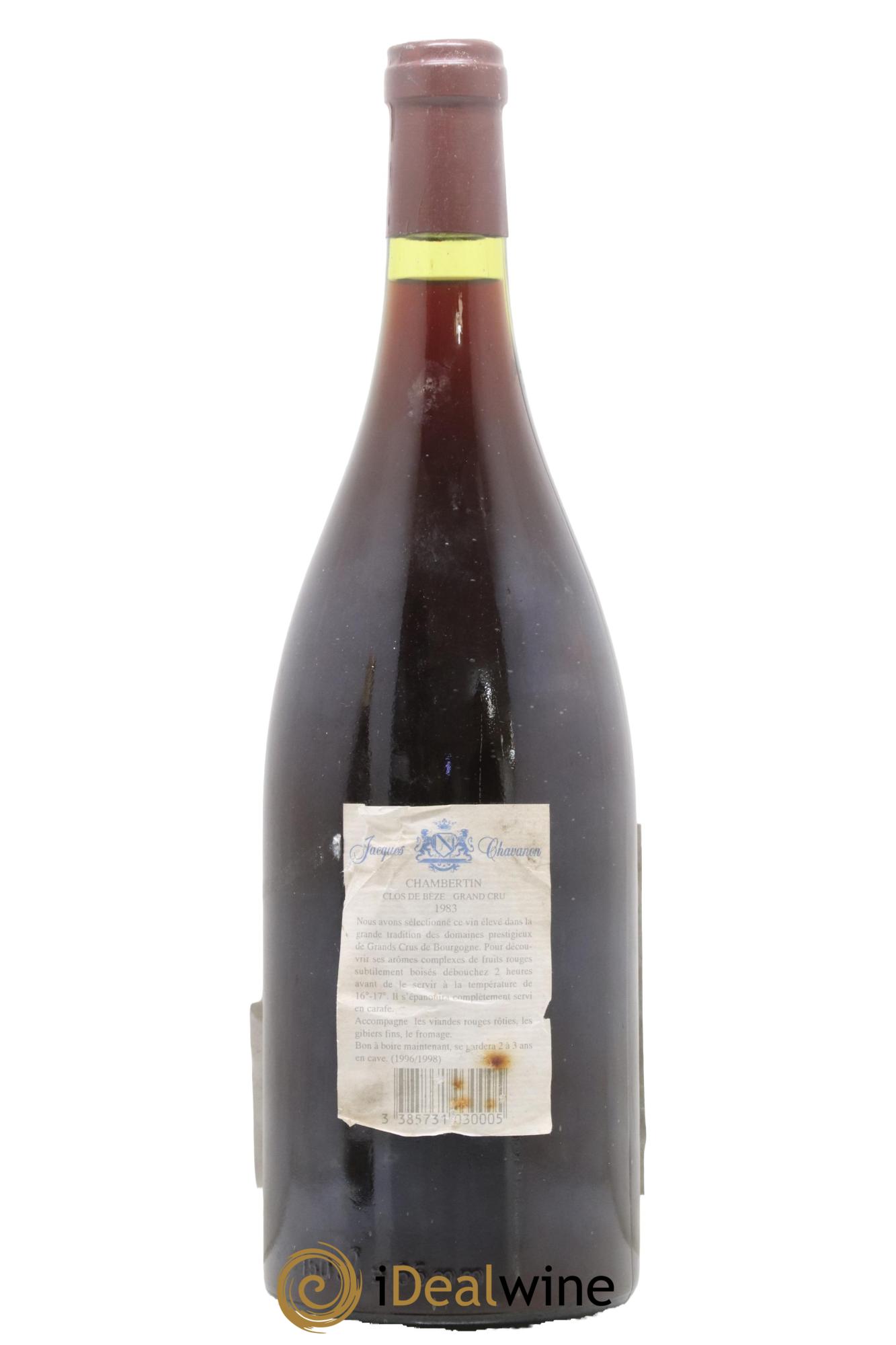 Chambertin Clos de Bèze Grand Cru Pierre Damoy 1983 - Lot de 1 magnum - 1