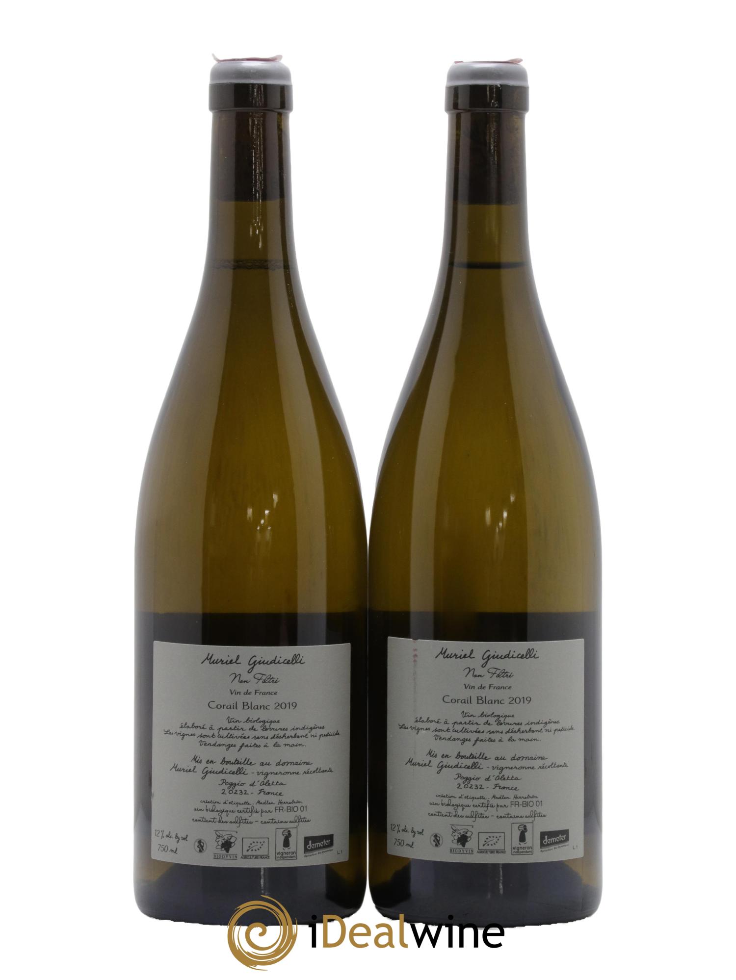 Vin de France Corail Domaine Giudicelli 2019 - Lotto di 2 bottiglie - 1