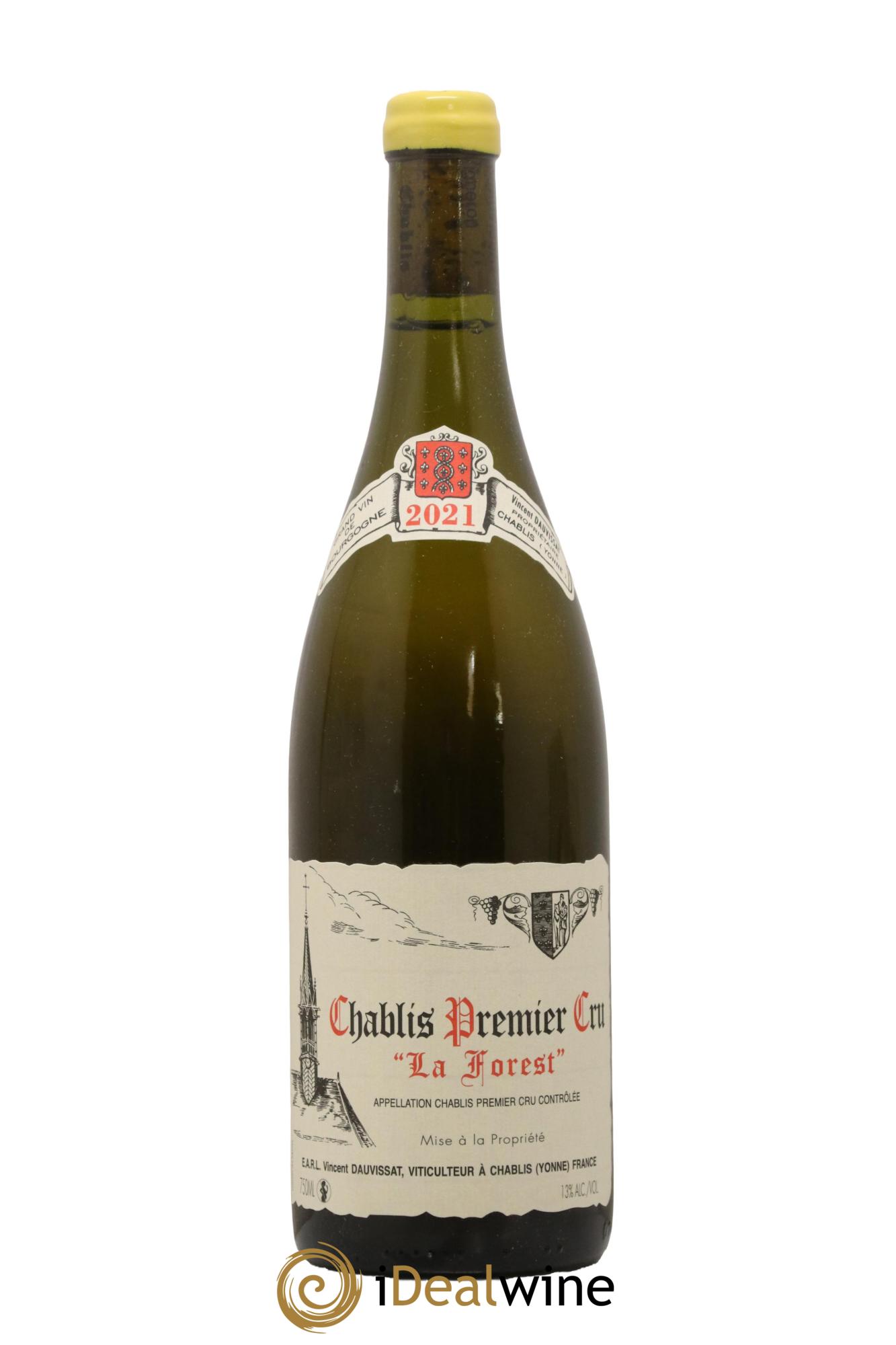 Chablis 1er Cru La Forest Vincent Dauvissat (Domaine) 2021 - Lot de 1 bouteille - 0