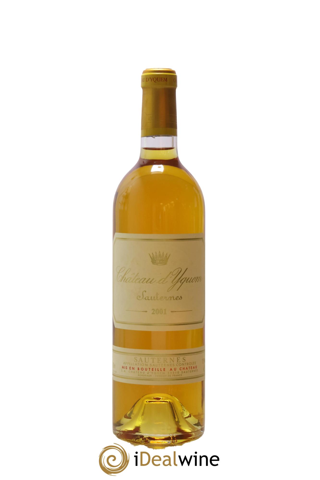 Château d' Yquem 1er Cru Classé Supérieur 2001 - Lot de 1 bouteille - 0