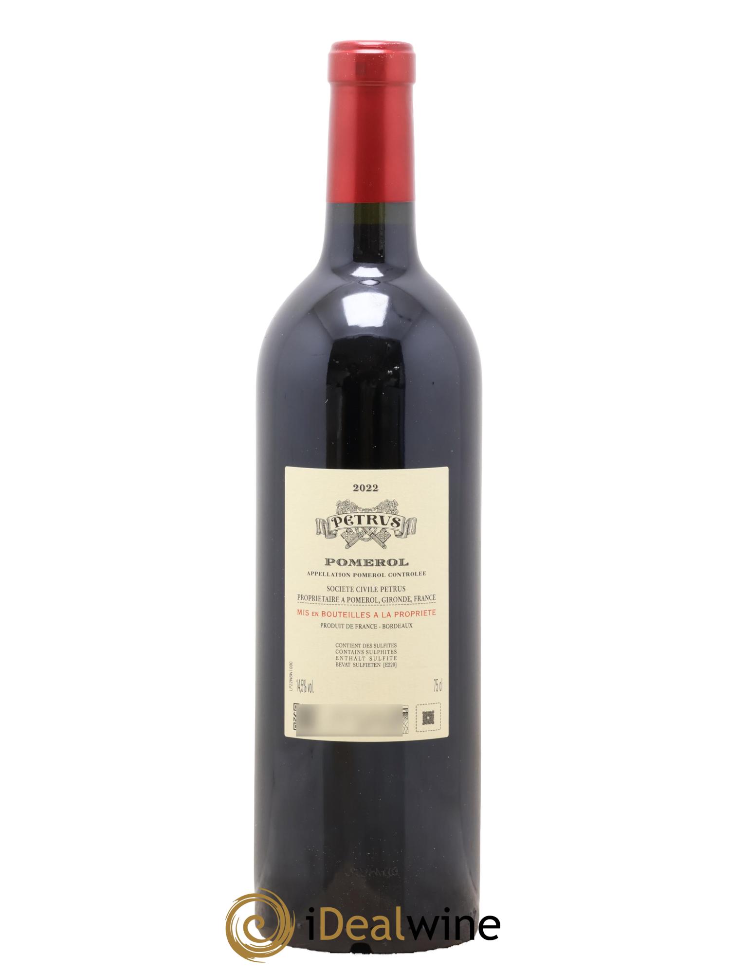 Petrus 2022 - Lot de 1 bouteille - 2