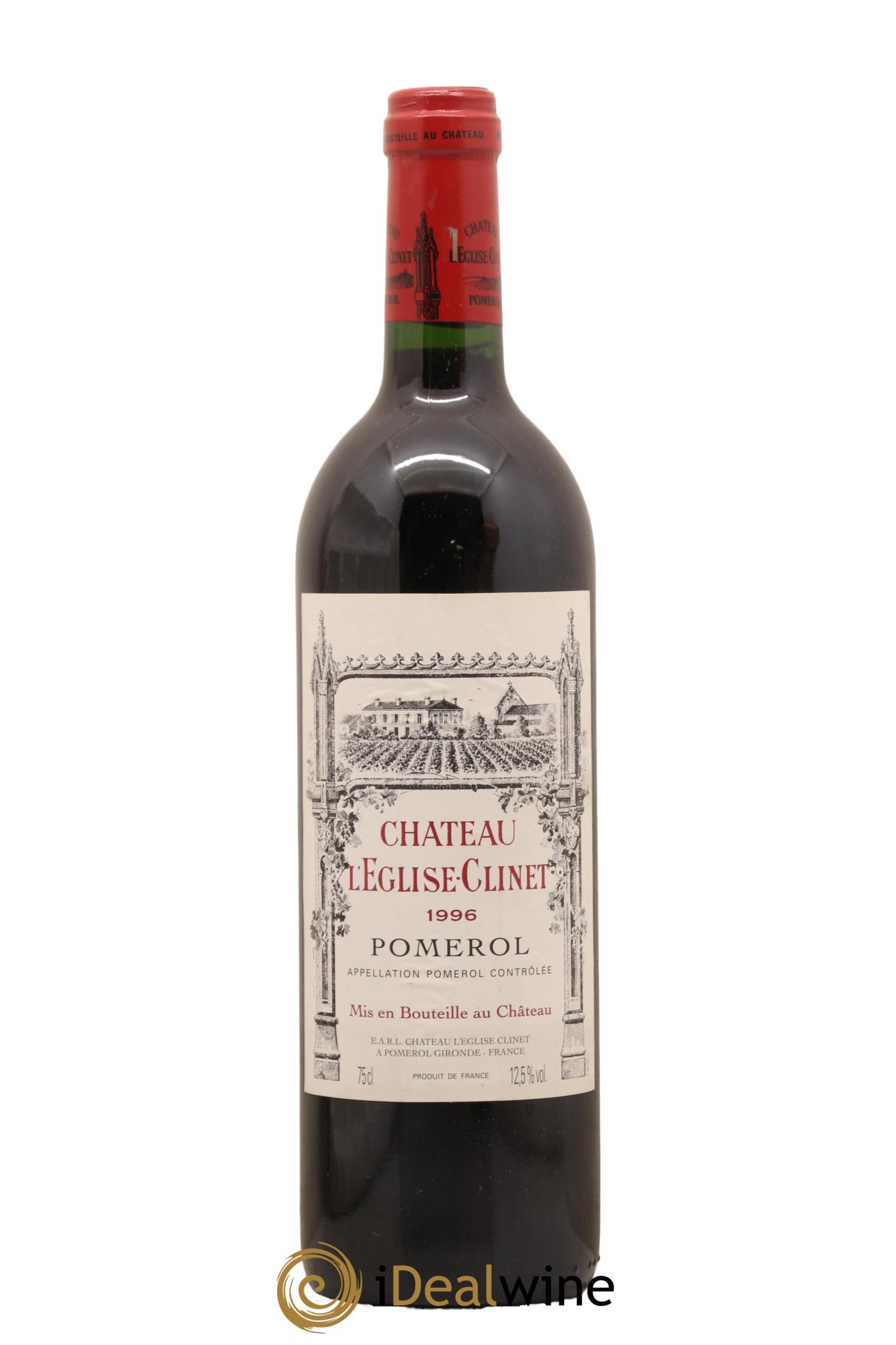 Château l' Église Clinet 1996 - Lot de 1 bouteille - 0