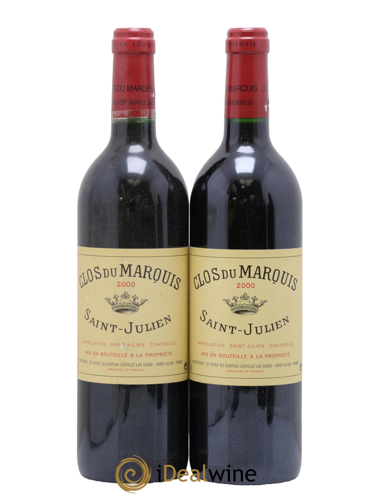 Clos du Marquis 2000 - Lot of 2 bottles - 0