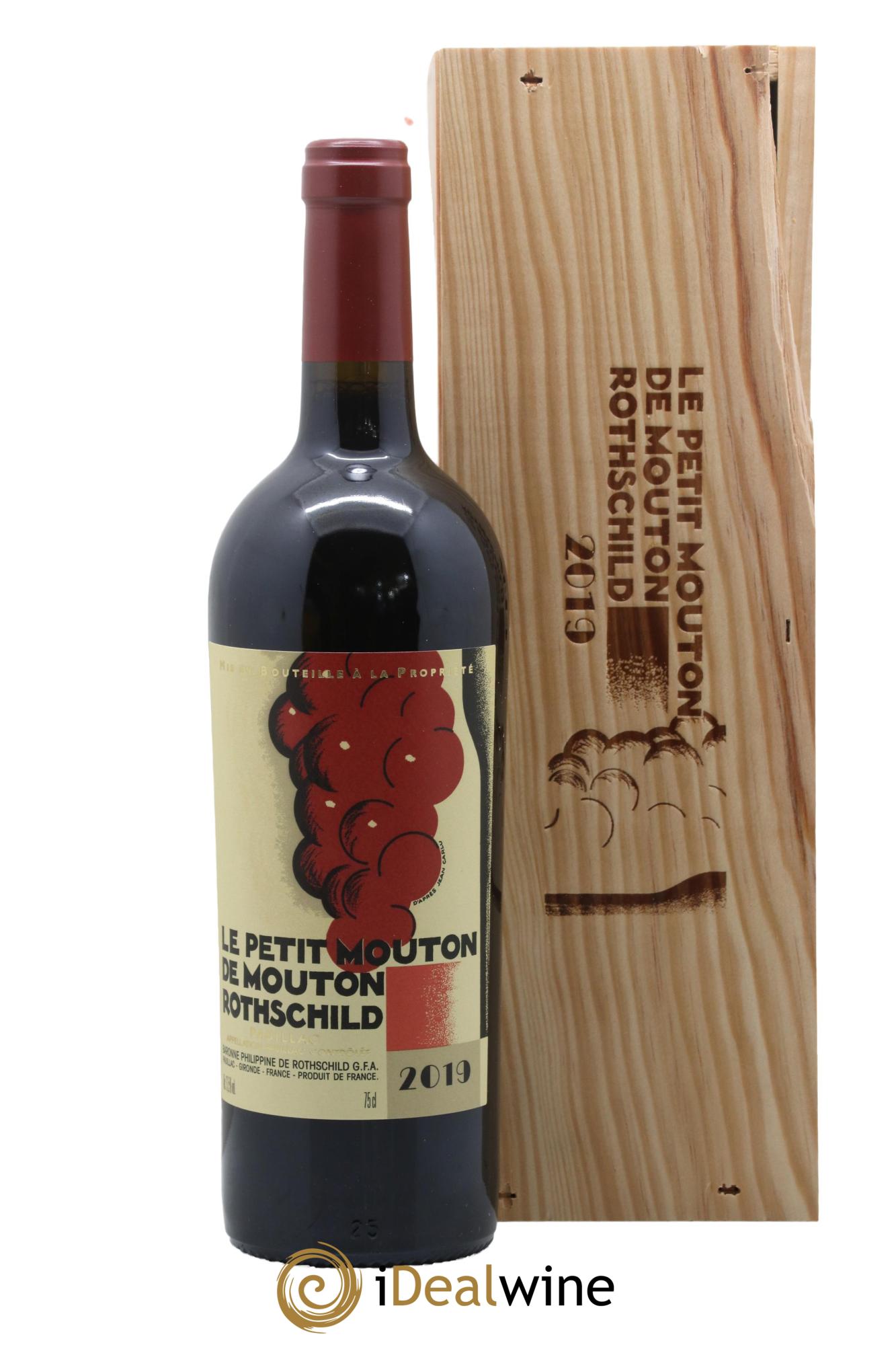Petit Mouton Second Vin 2019 - Lot de 1 bouteille - 0