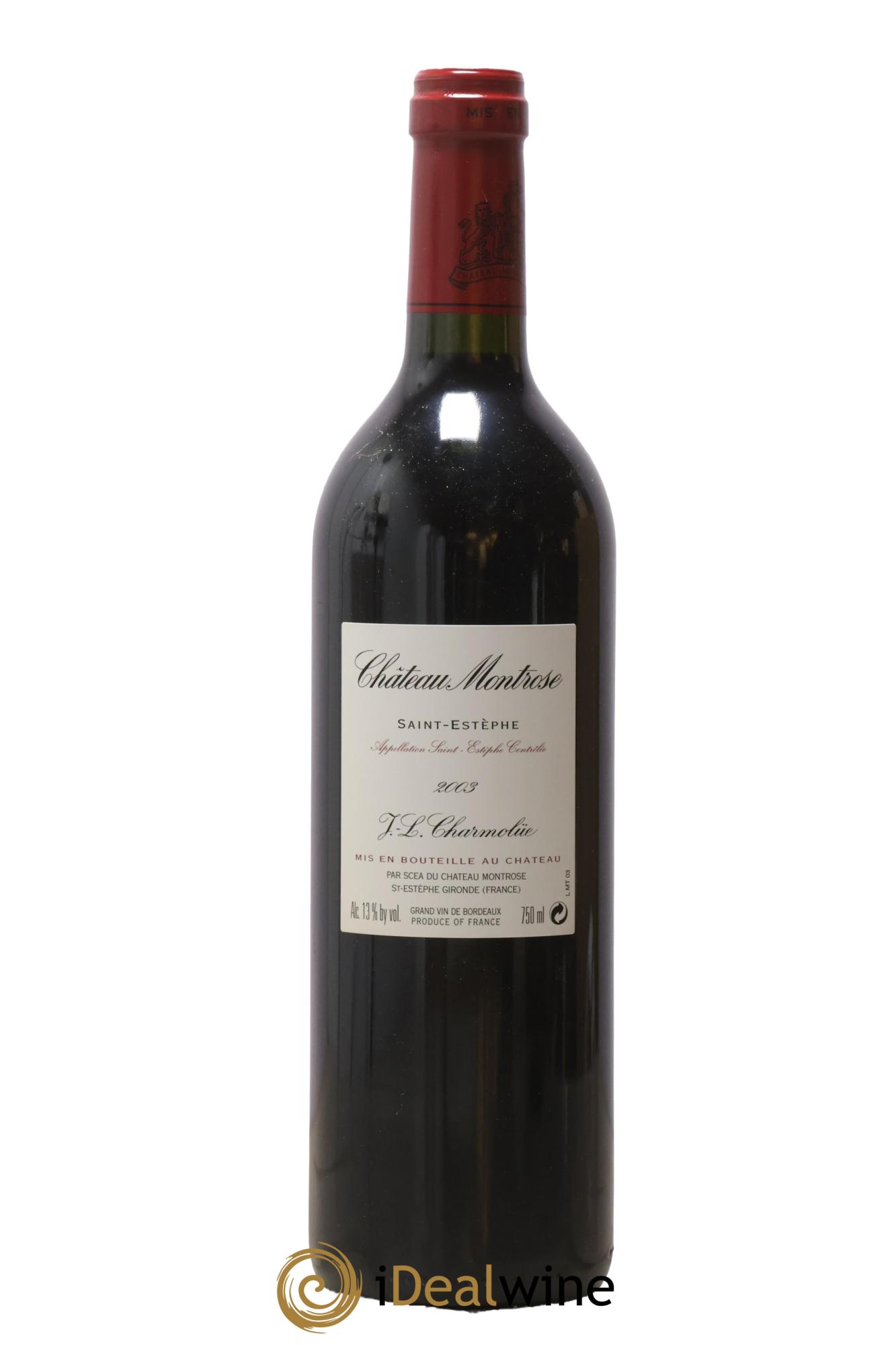 Château Montrose 2ème Grand Cru Classé 2003 - Lotto di 1 bottiglia - 1