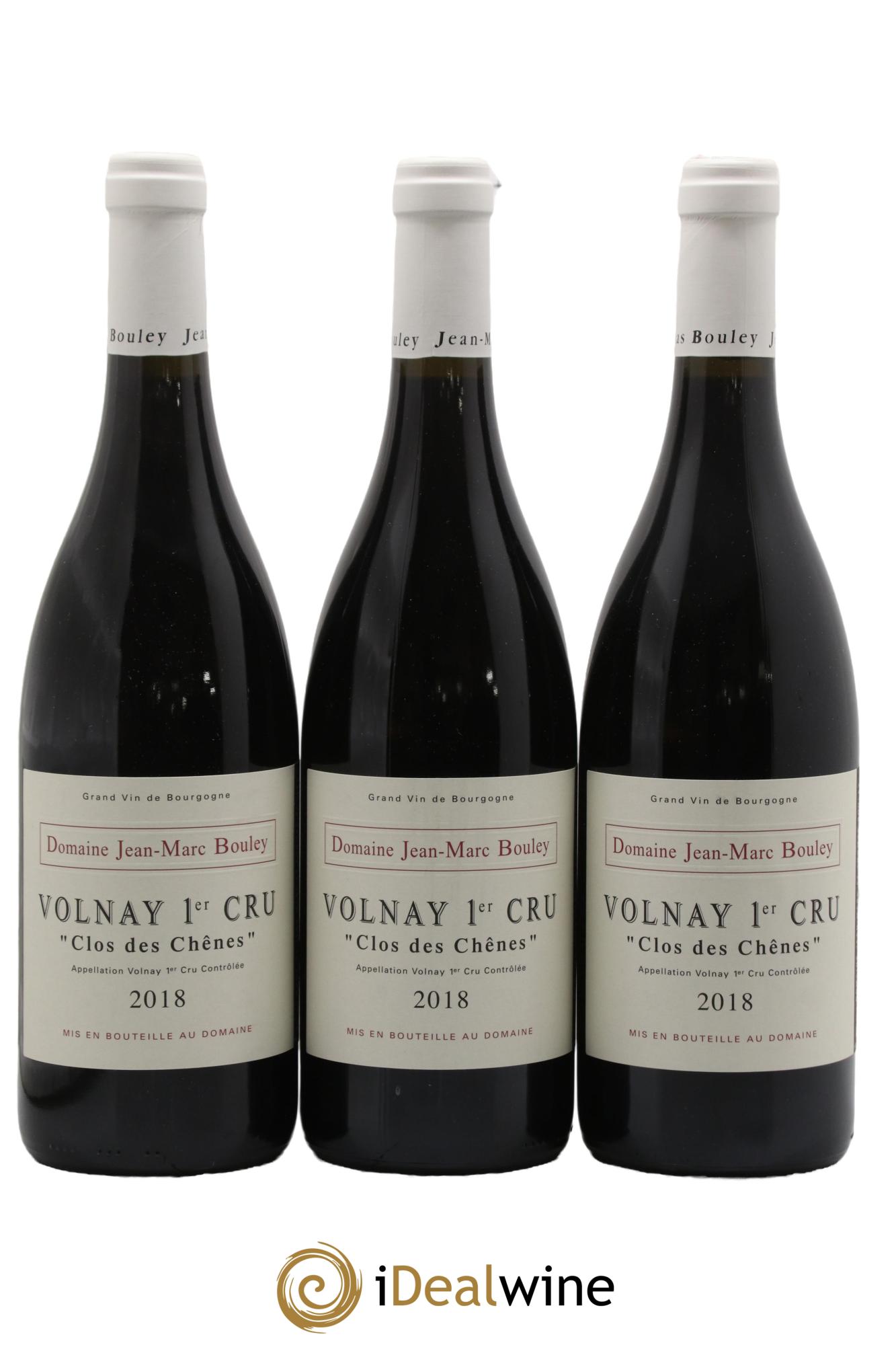 Volnay 1er Cru Clos des Chênes Bouley (Domaine) 2018 - Lot de 3 bouteilles - 0