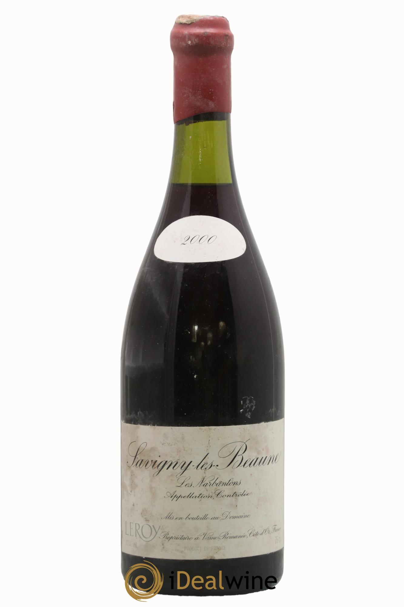 Savigny-lès-Beaune 1er Cru Les Narbantons Leroy (Domaine) 2000 - Lot of 1 bottle - 0