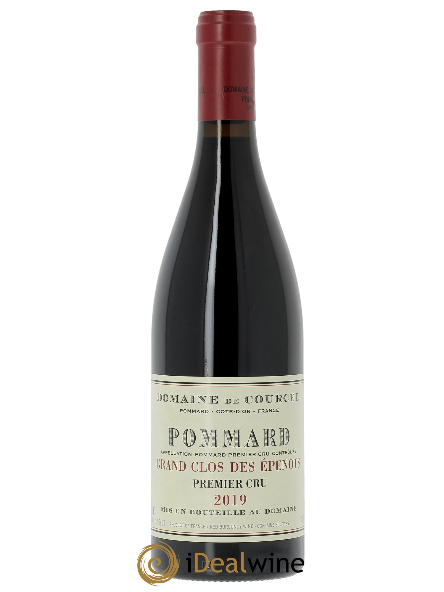 Pommard 1er Cru Grand Clos des Epenots de Courcel (Domaine) 2019 - Lot de 1 bouteille - 0