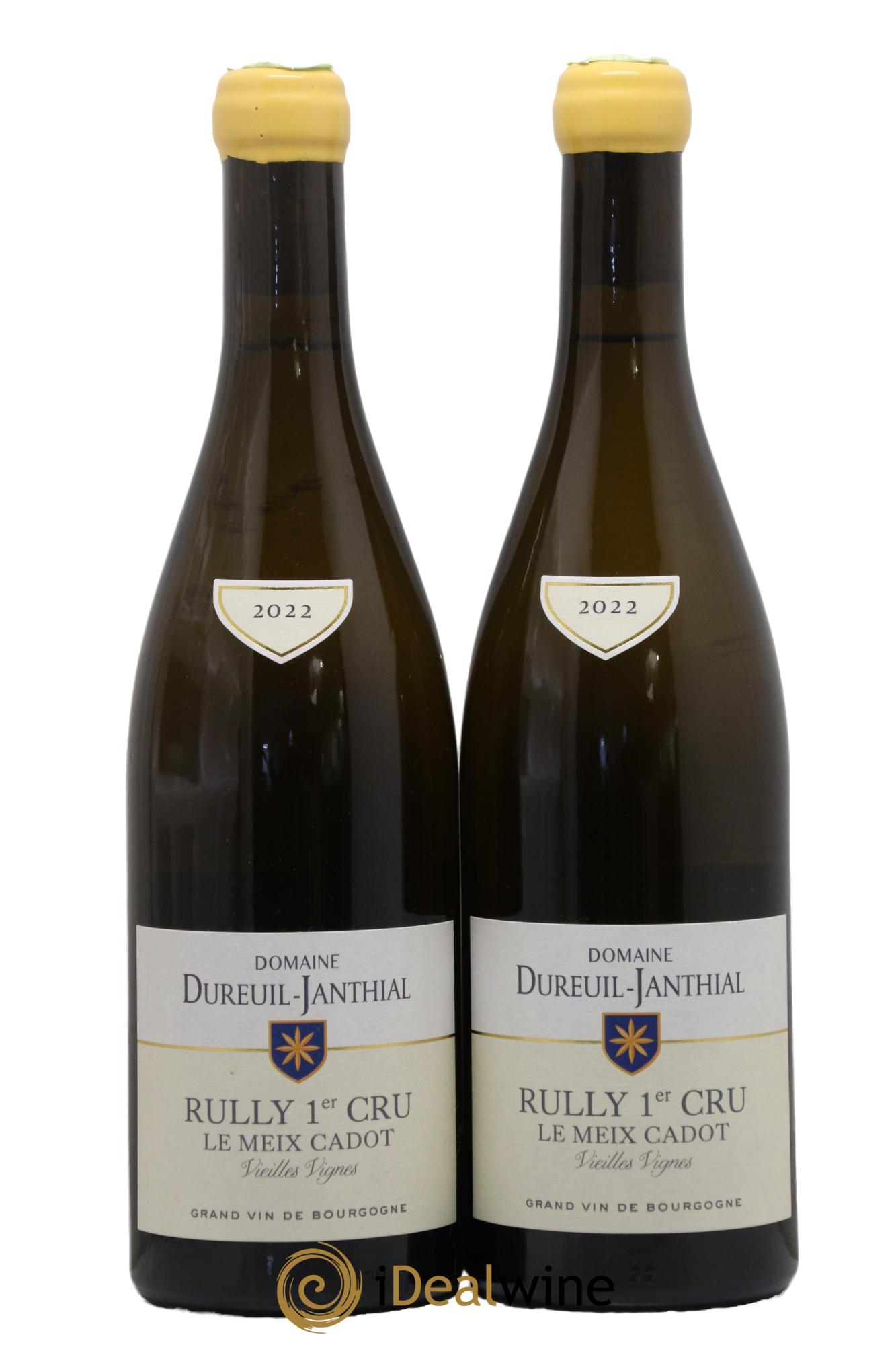 Rully 1er Cru Le Meix Cadot Vieilles Vignes Vincent Dureuil-Janthial 2022 - Lotto di 2 bottiglie - 0