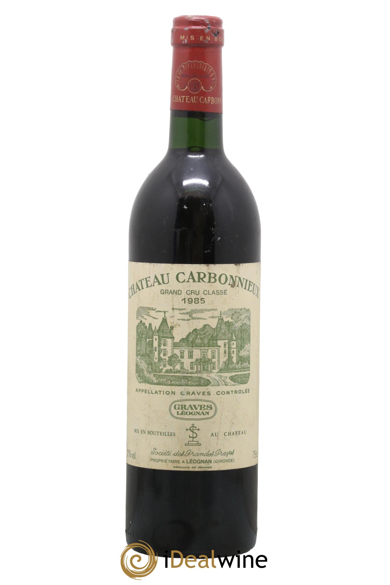 Château Carbonnieux Cru Classé de Graves 1985 - Lot de 1 bouteille - 0