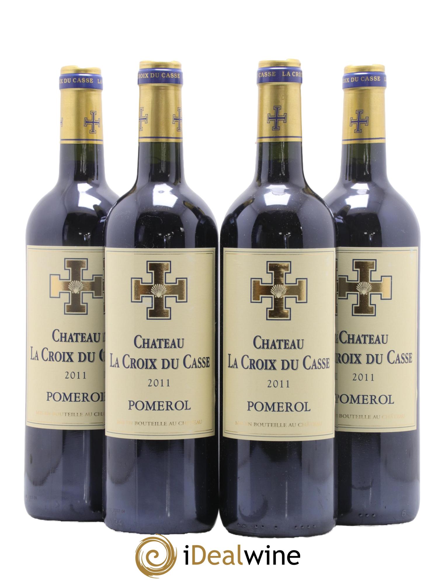 Château la Croix du Casse 2011 - Lotto di 4 bottiglie - 0