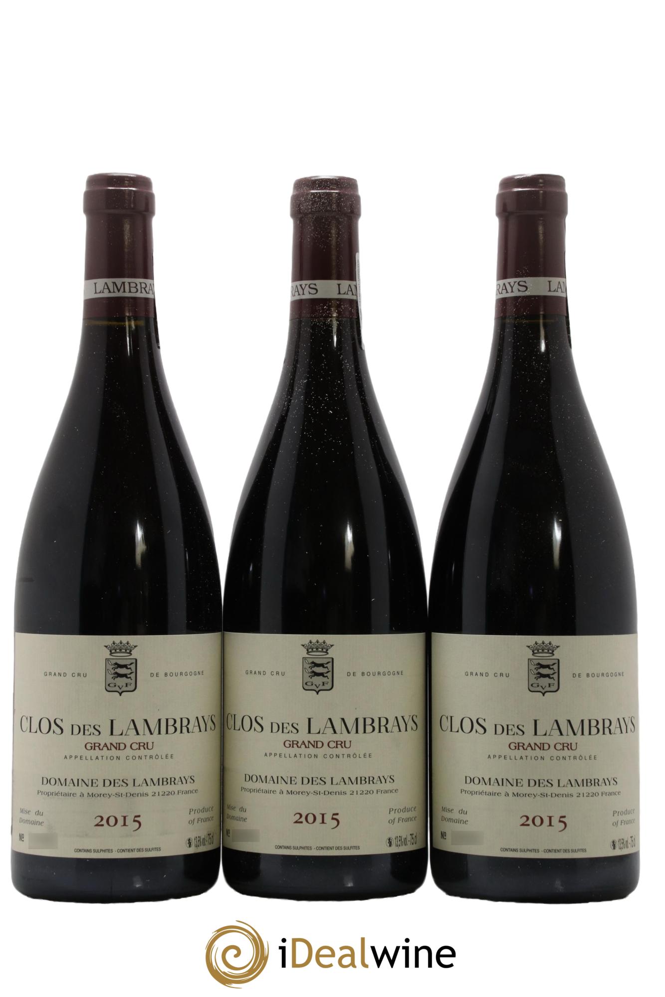 Clos des Lambrays Grand Cru Domaine des Lambrays 2015 - Lot de 6 bouteilles - 1