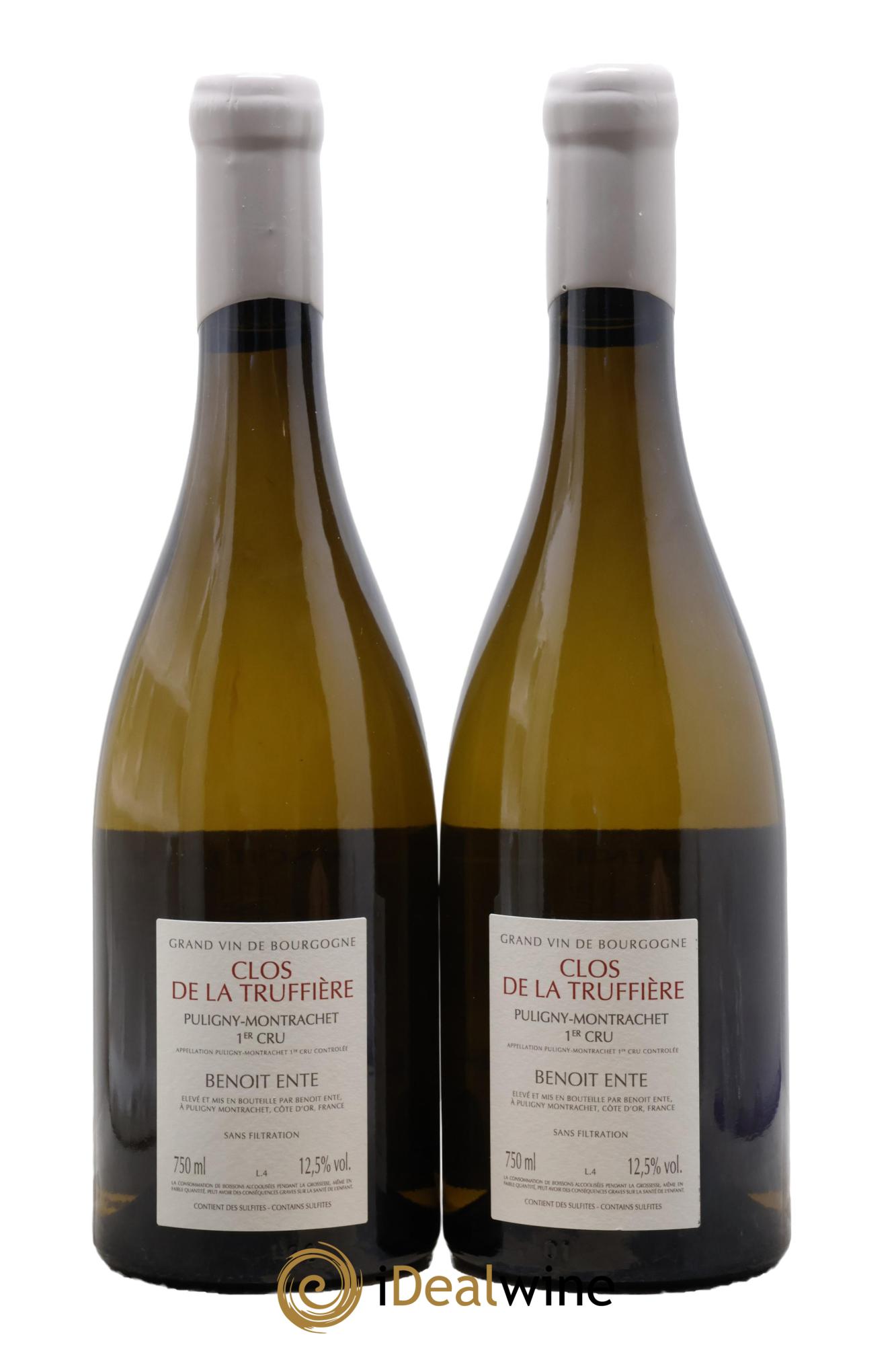 Puligny-Montrachet 1er Cru Clos de la Truffière Benoit Ente 2022 - Lot de 2 bouteilles - 1