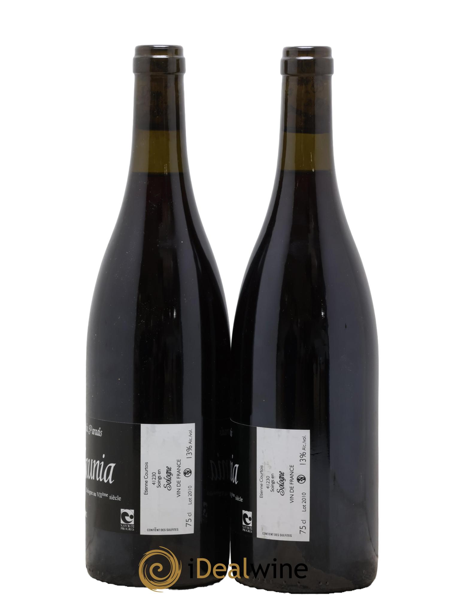 Vin de France Secalaunia Les Cailloux Du Paradis Etienne Courtois 2010 - Lotto di 2 bottiglie - 1