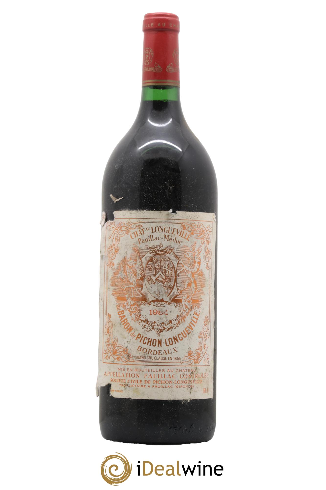 Pichon Longueville Baron 2ème Grand Cru Classé 1984 - Lot de 1 magnum - 0
