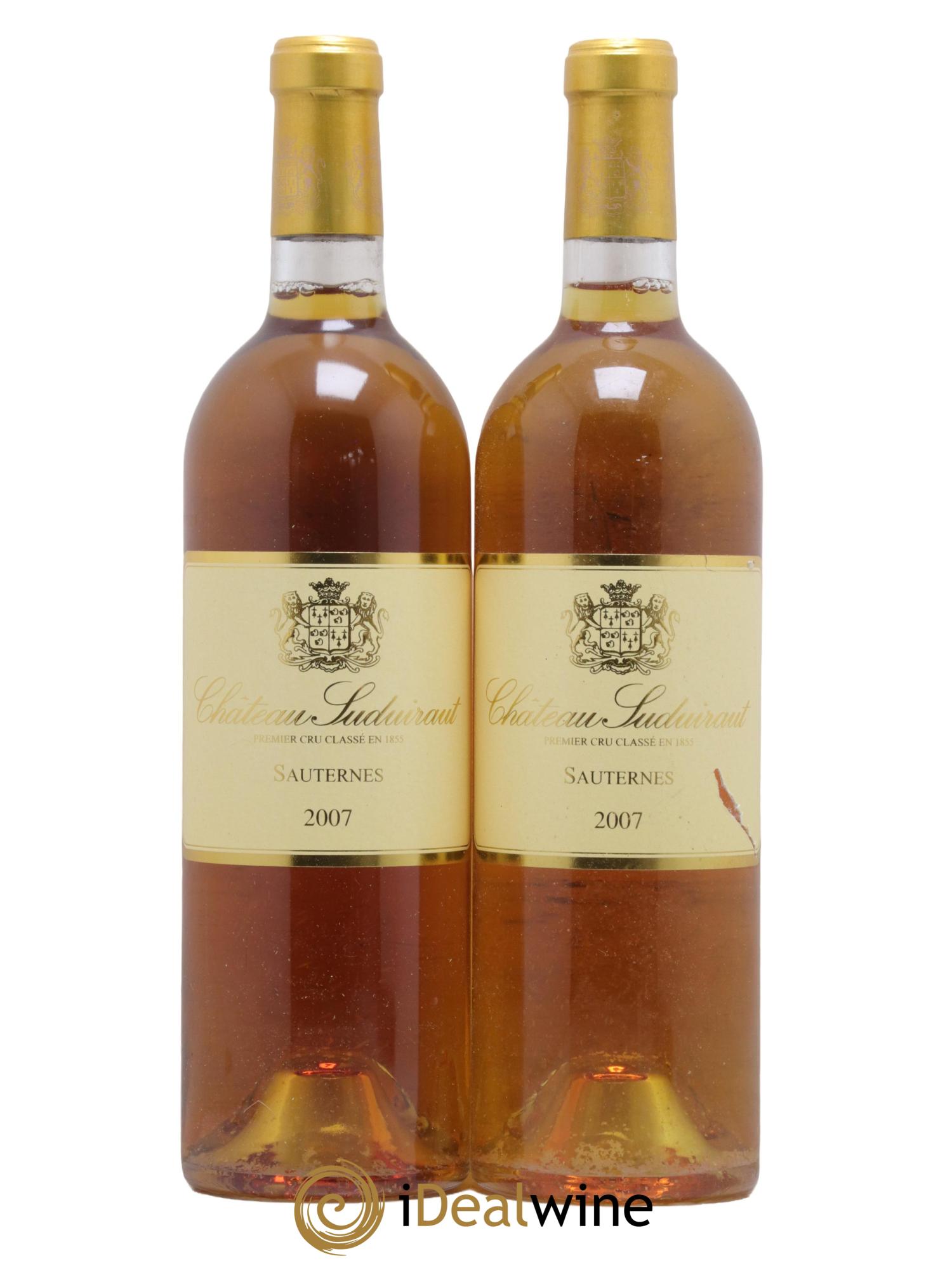 Château Suduiraut 1er Grand Cru Classé 2007 - Lotto di 2 bottiglie - 0