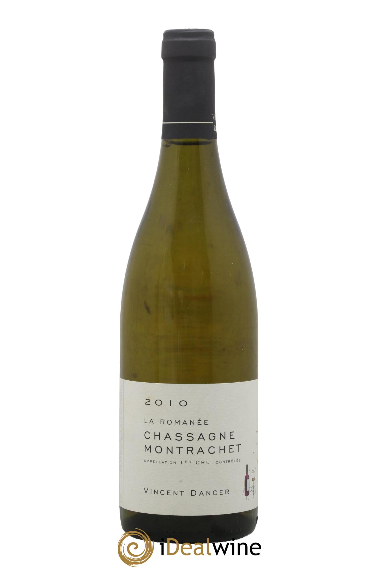 Chassagne-Montrachet 1er Cru La Romanée Vincent Dancer 2010 - Lot of 1 bottle - 0