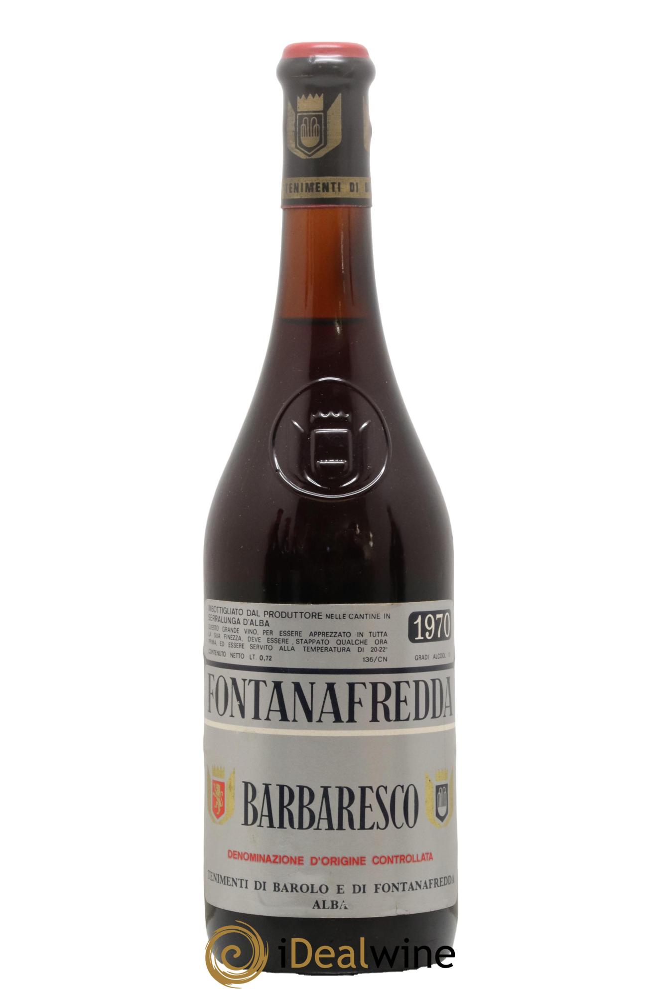 Barbaresco DOCG Fontanafredda 1970 - Lotto di 1 bottiglia - 0