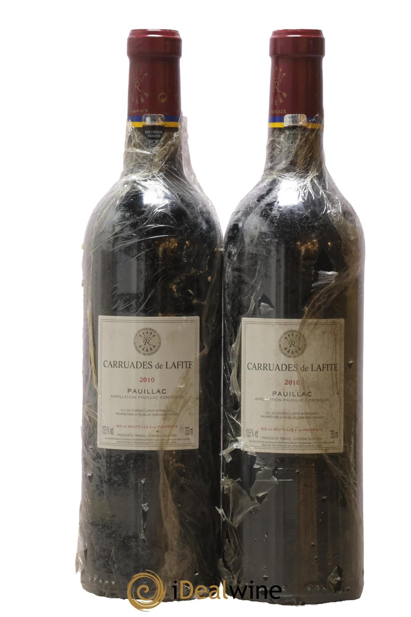 Carruades de Lafite Rothschild Second Vin 2010 - Posten von 2 Flaschen - 1