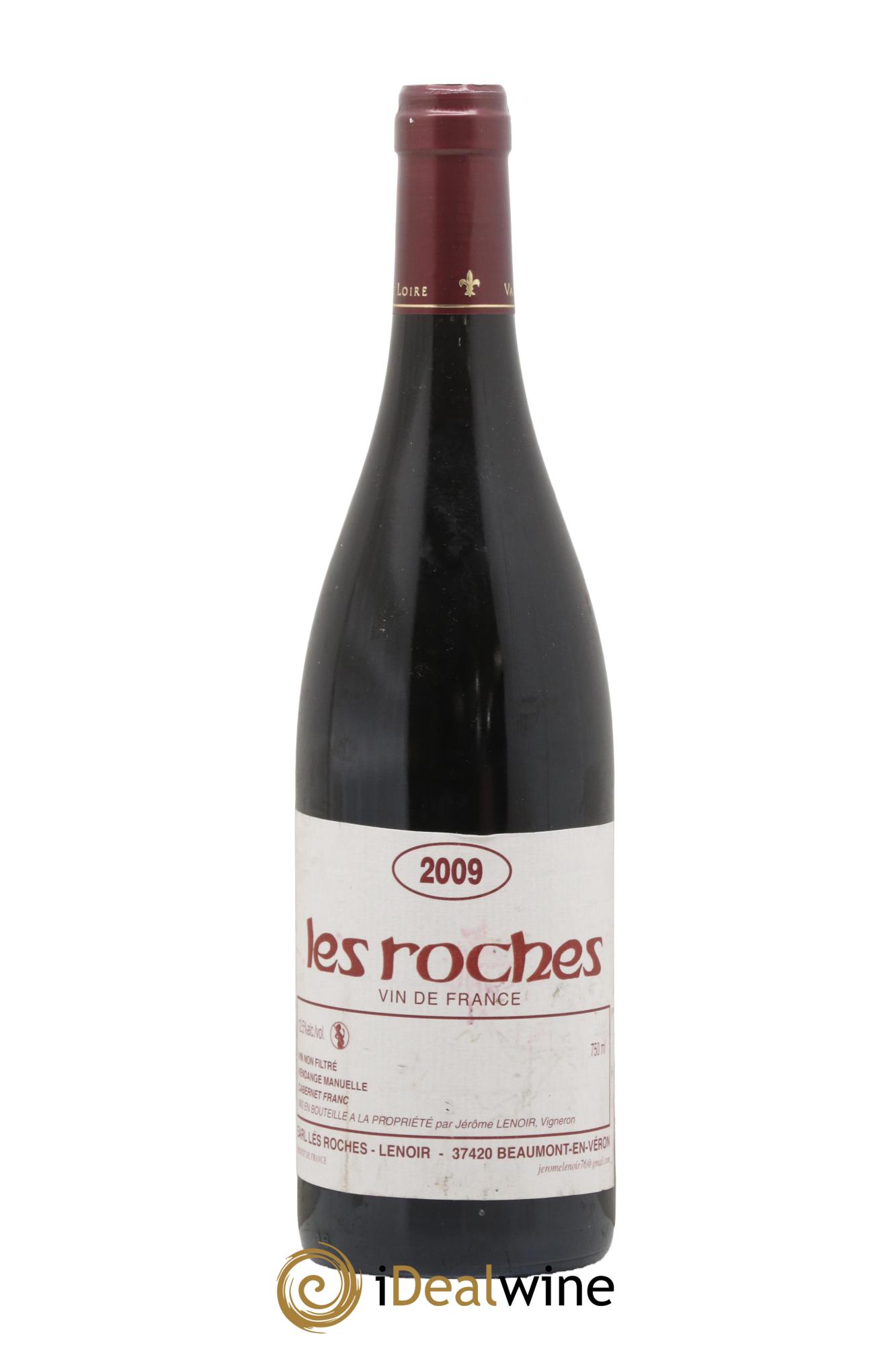 Vin de France Les Roches Lenoir (Domaine) 2009 - Lot de 1 bouteille - 0