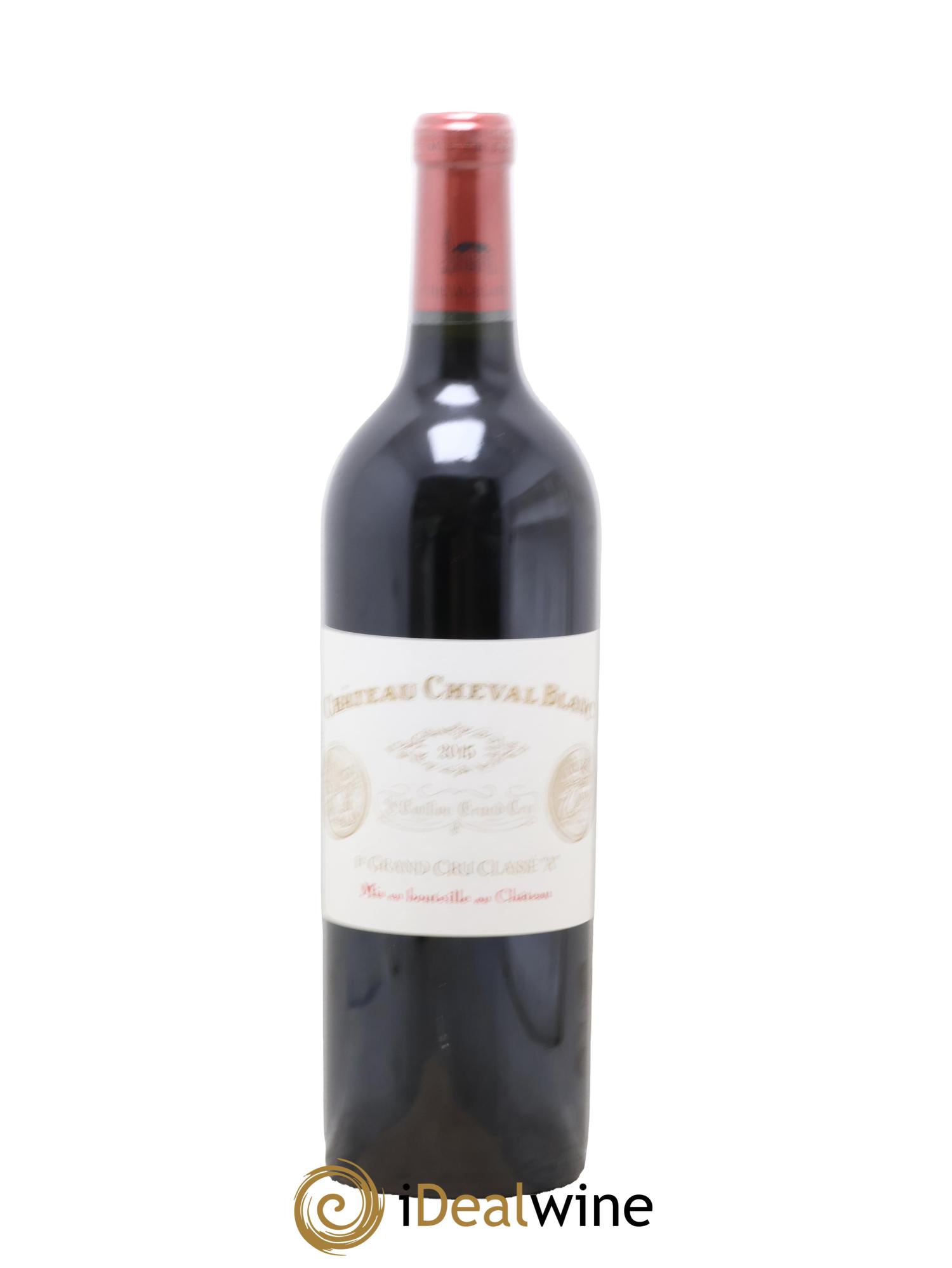 Château Cheval Blanc 1er Grand Cru Classé A 2015 - Lot de 1 bouteille - 0