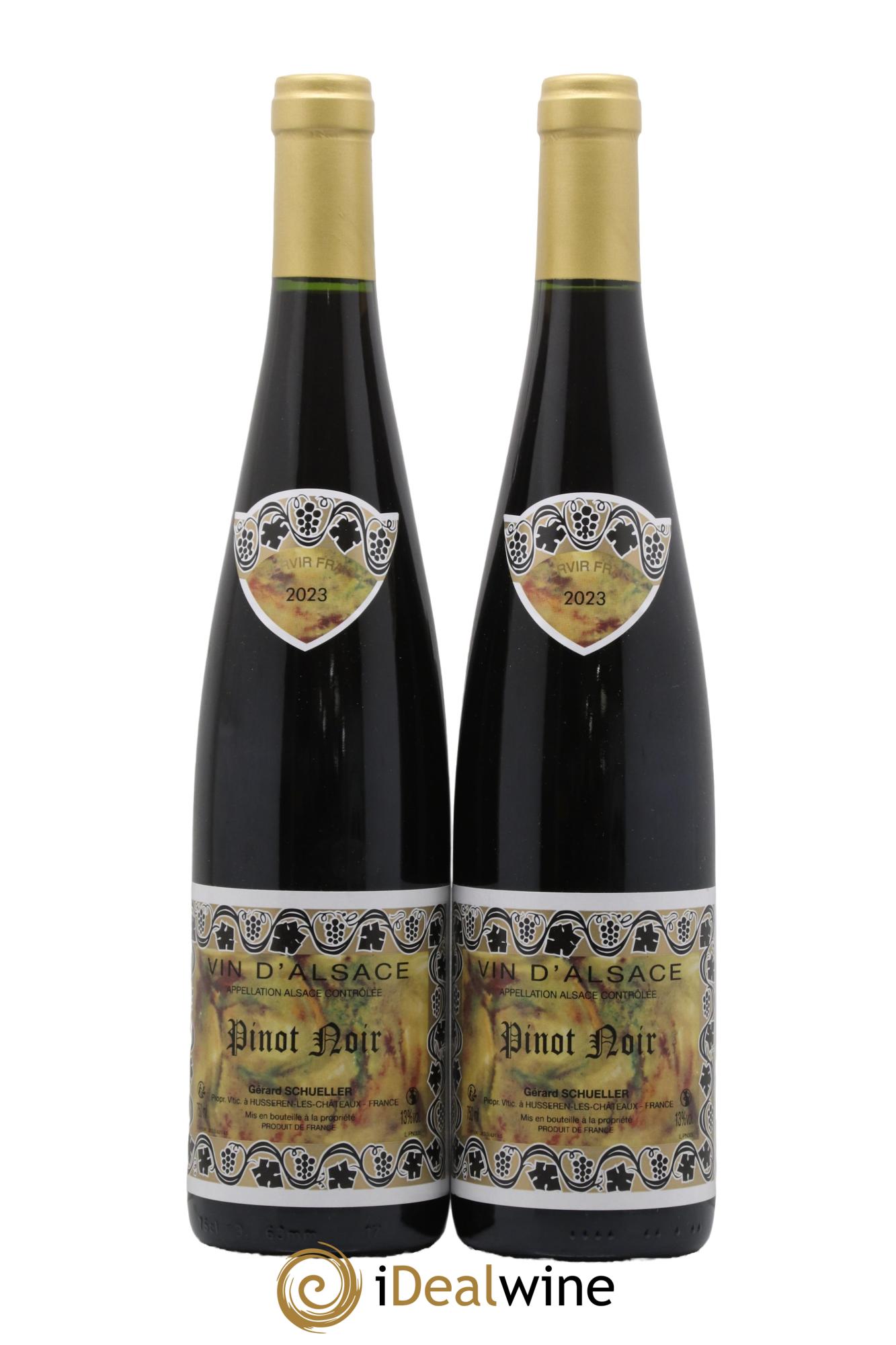 Alsace Pinot Noir Gérard Schueller (Domaine) 2023 - Lot de 2 bouteilles - 0