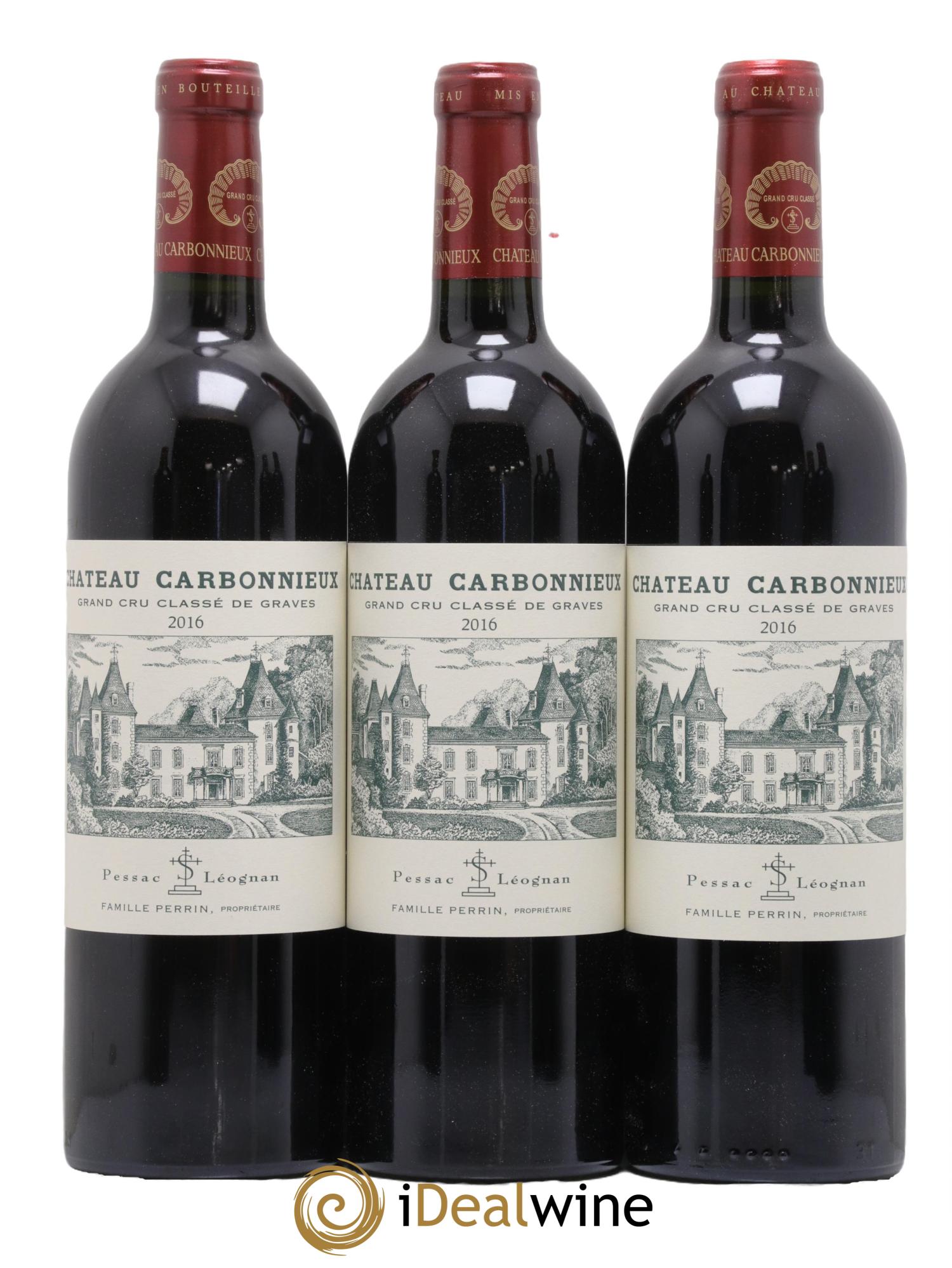 Château Carbonnieux Cru Classé de Graves 2016 - Lot de 6 bouteilles - 1