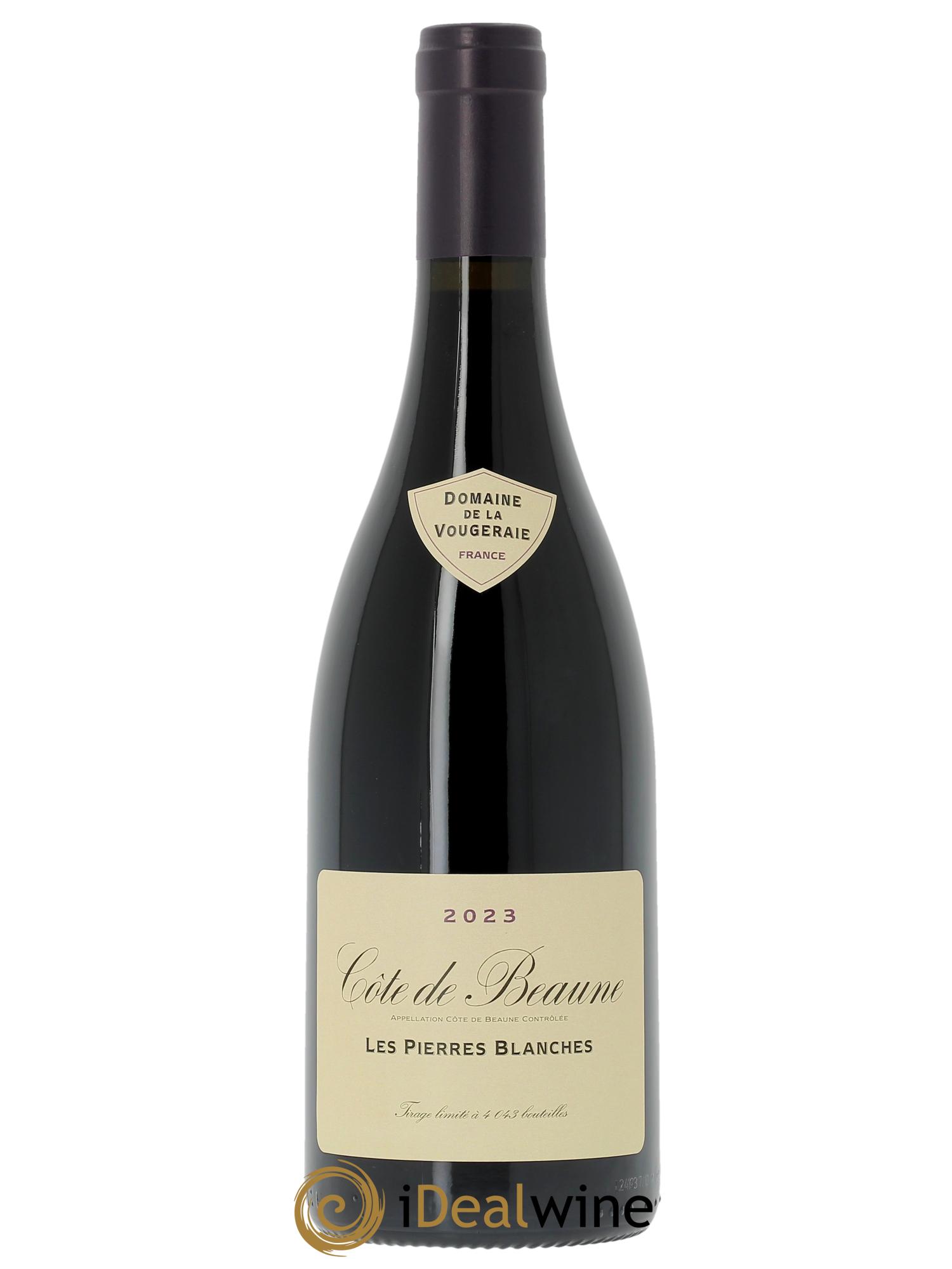 Côte de Beaune Les Pierres Blanches La Vougeraie  2023 - Lot de 1 bouteille - 0