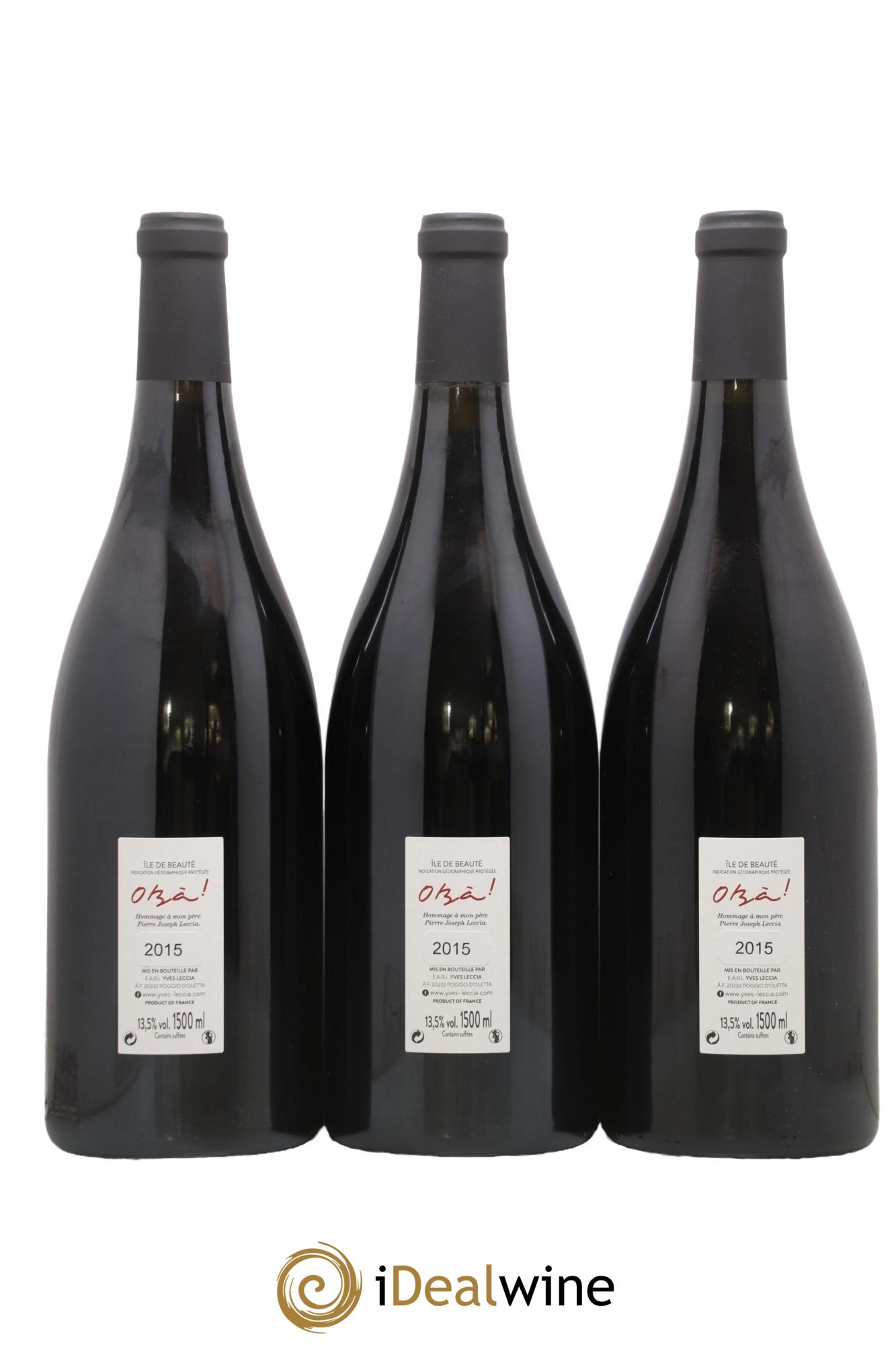 IGP Ile de Beauté O Bà ! Yves Leccia 2015 - Lotto di 3 magnum - 1