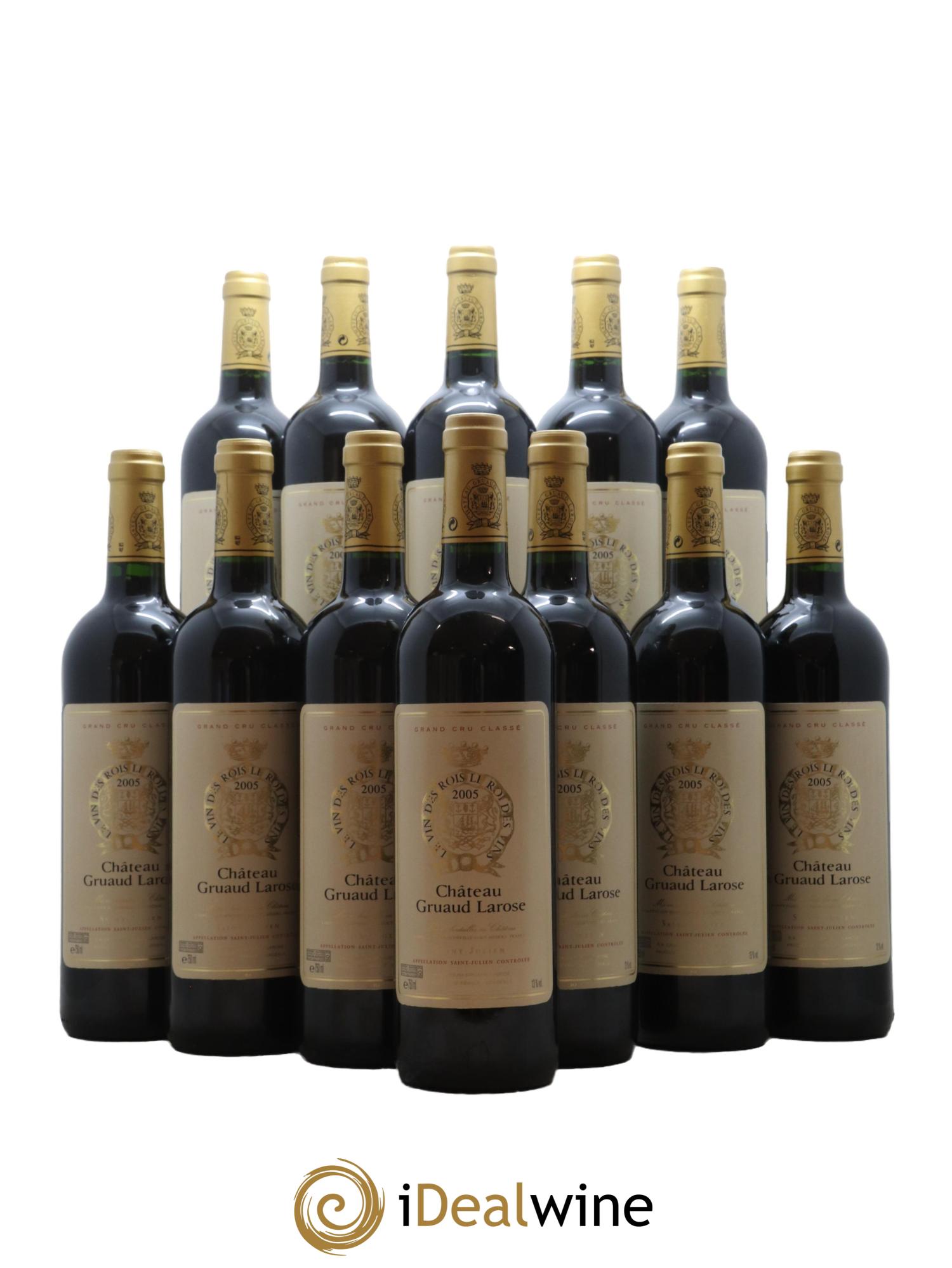 Château Gruaud Larose 2ème Grand Cru Classé 2005 - Lot de 12 bouteilles - 0