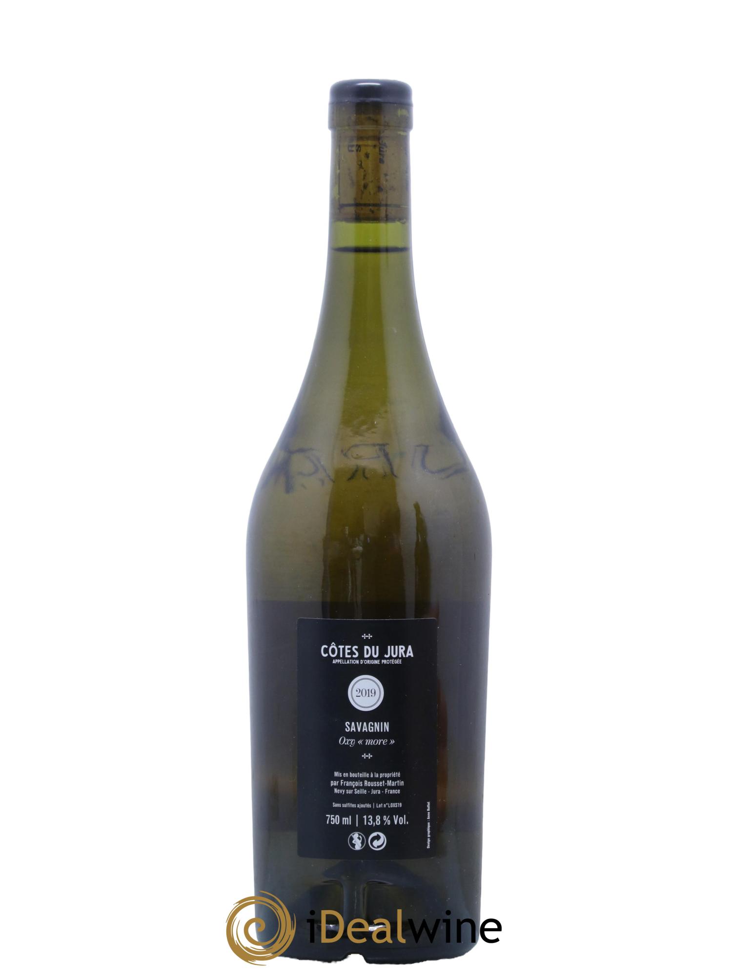 Côtes du Jura Savagnin Oxy More v4 François Rousset Martin 2019 - Lot de 1 bouteille - 1