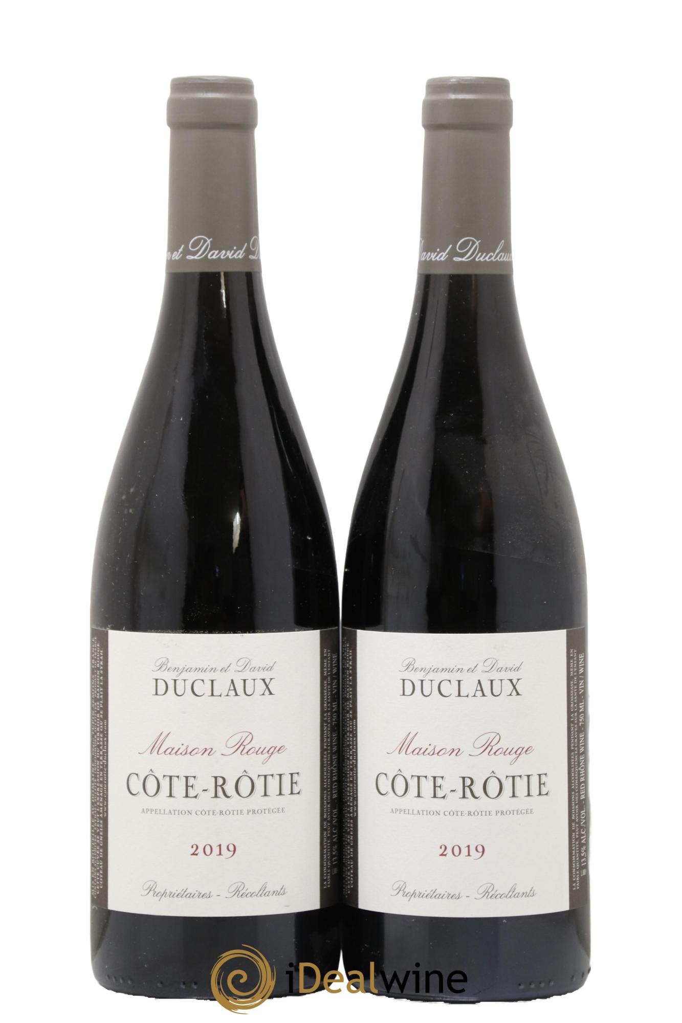 Côte-Rôtie Maison Rouge Domaine Duclaux 2019 - Lotto di 2 bottiglie - 0