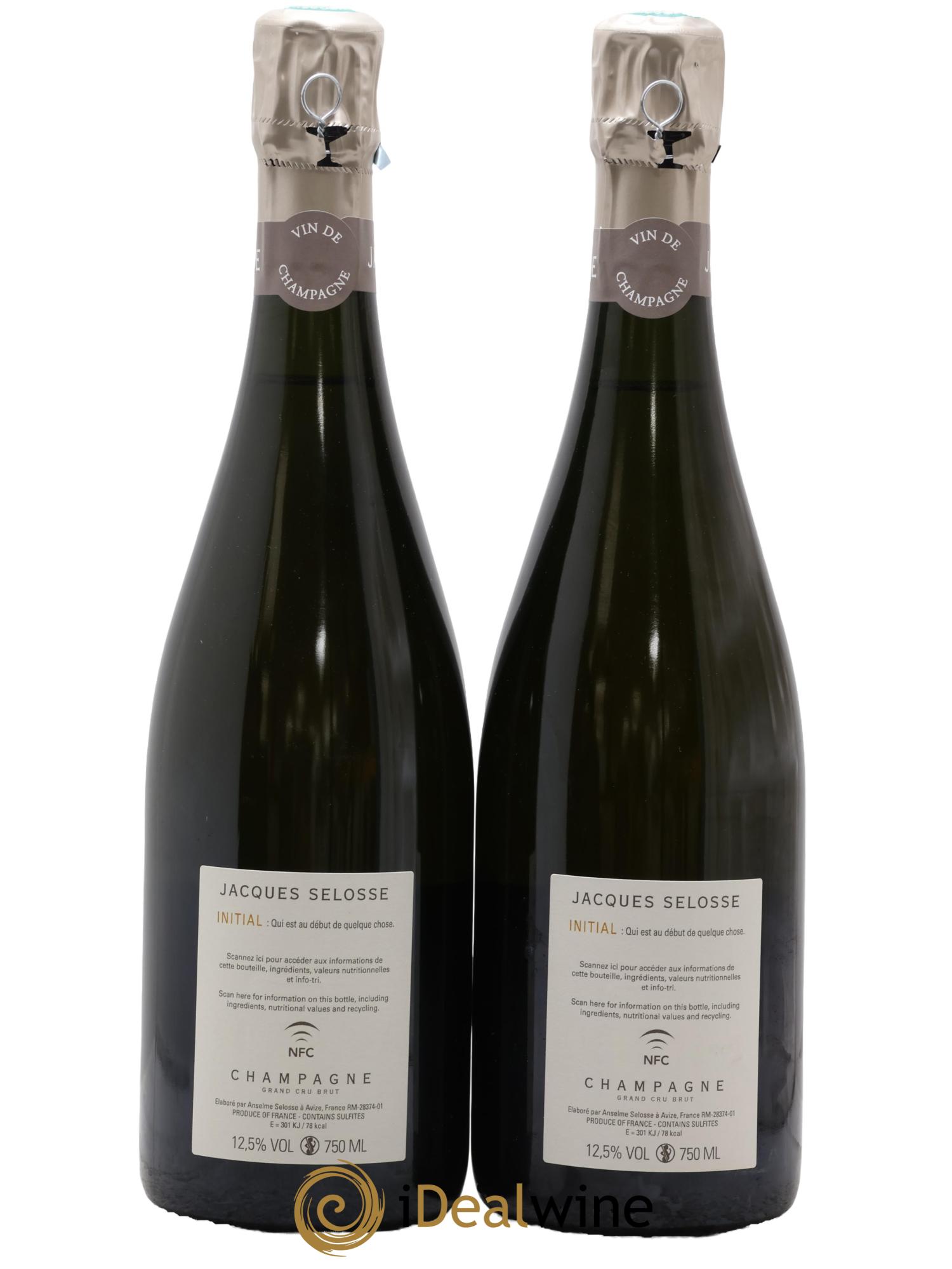 Initial Brut Jacques Selosse - Lot de 2 bouteilles - 1