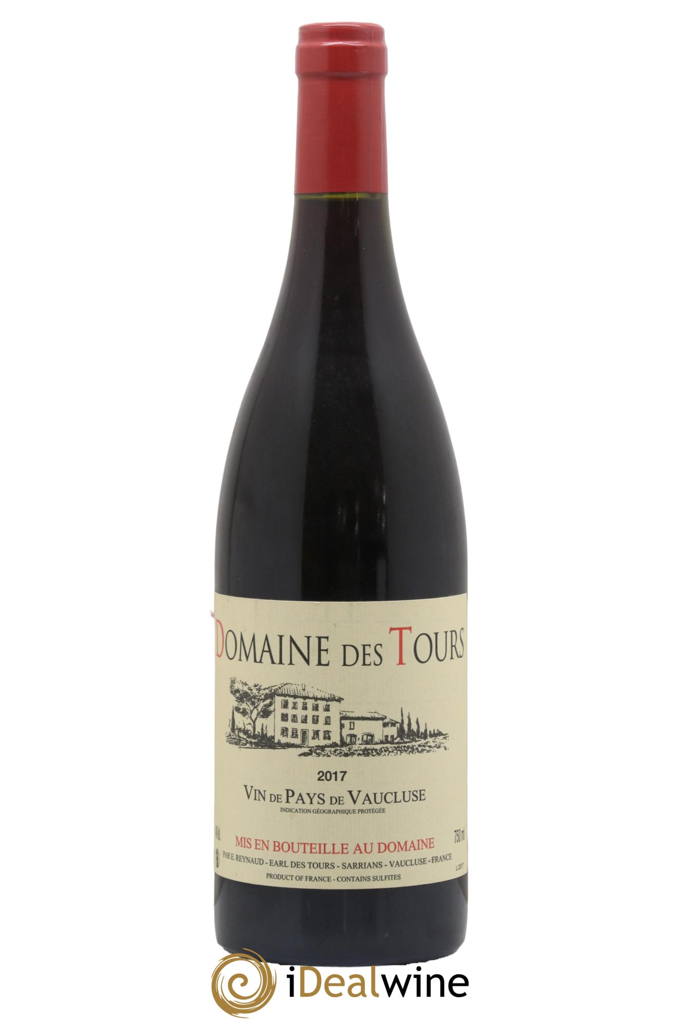 Vaucluse (Vin de Pays de Vaucluse) Domaine des Tours Emmanuel Reynaud 2017 - Lot de 1 bouteille - 0