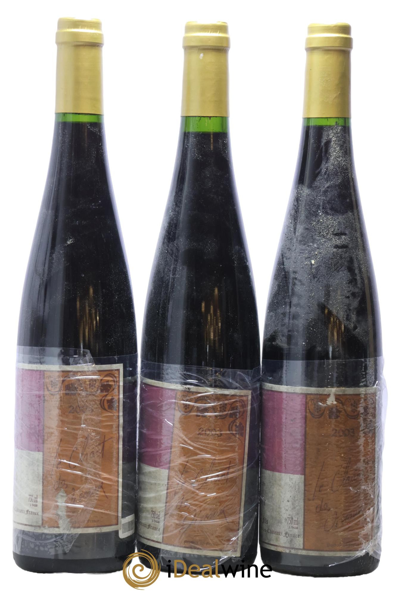 Alsace Pinot noir Le Chant des Oiseaux Gérard Schueller (Domaine) 2003 - Posten von 3 Flaschen - 1