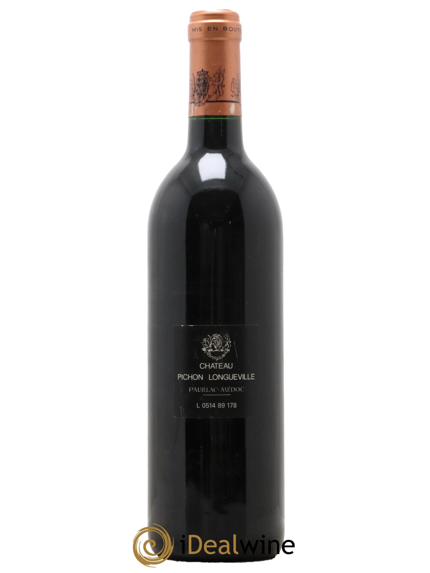 Pichon Longueville Baron 2ème Grand Cru Classé 1989 - Lot de 1 bouteille - 1