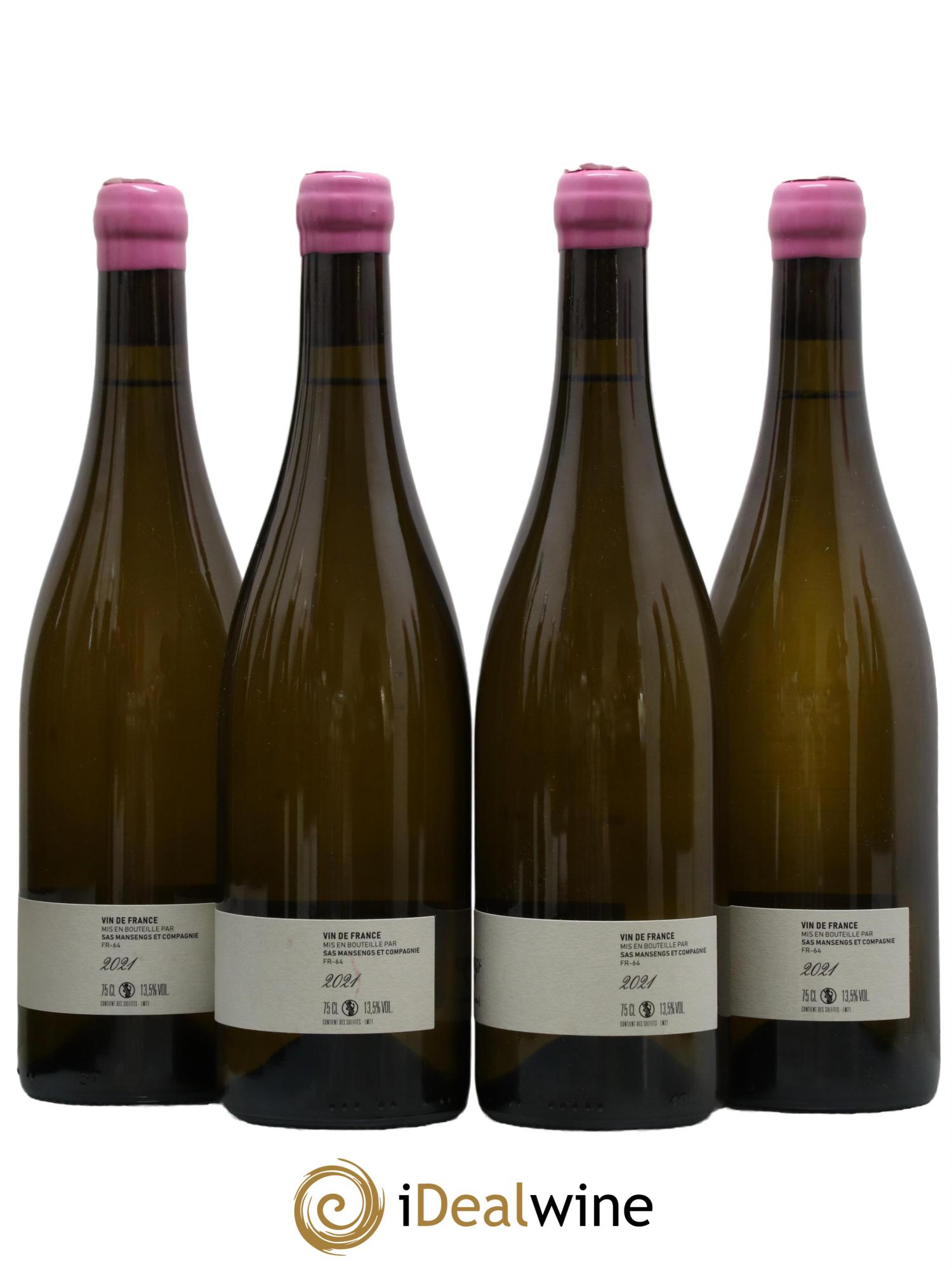 Vin de France Mansengs SAS Mansengs & Compagnie 2021 - Lot de 4 bouteilles - 1