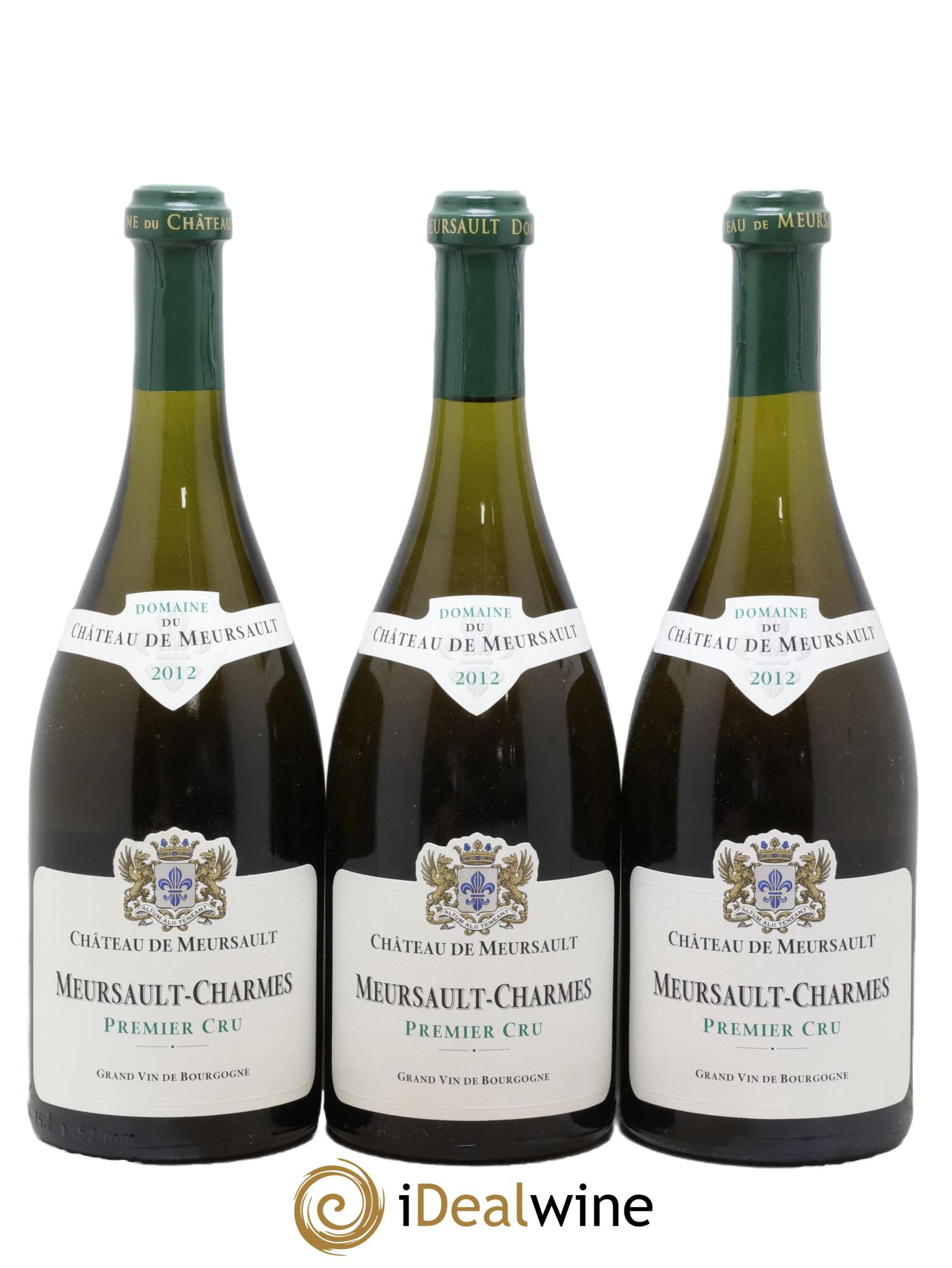 Meursault 1er Cru Les Charmes Château de Meursault 2012 - Lot de 3 bouteilles - 0