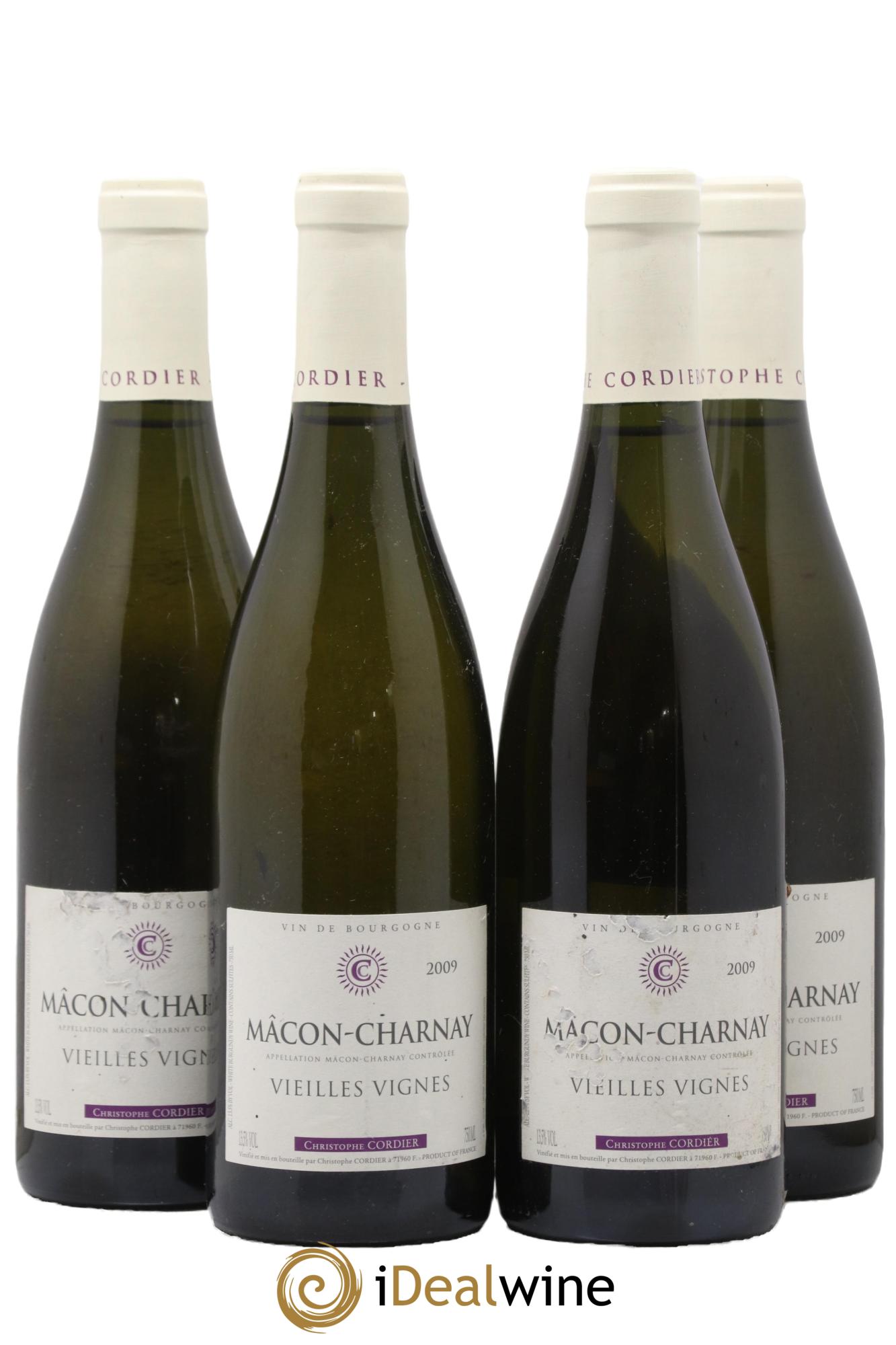 Mâcon-Charnay Cordier Père et Fils (Domaine) 2009 - Posten von 4 Flaschen - 0