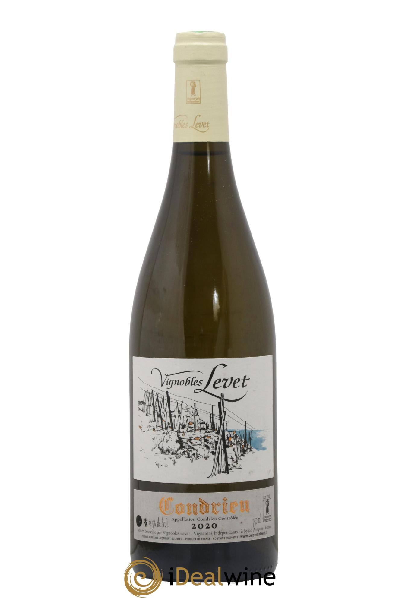 Condrieu Vignobles Levet 2020 - Lot de 1 bouteille - 0