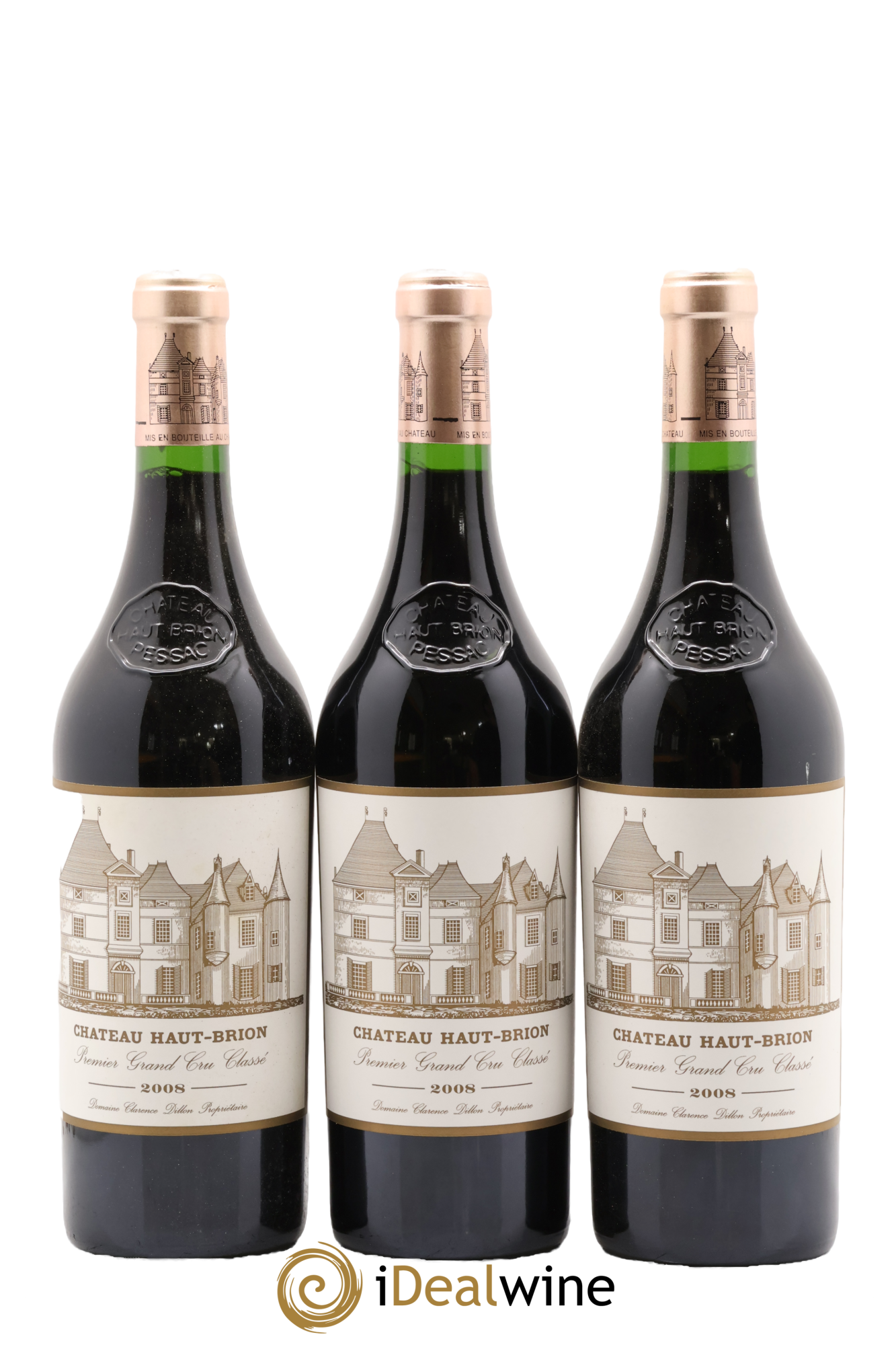 Château Haut Brion 1er Grand Cru Classé  2008 - Lot de 6 bouteilles - 3