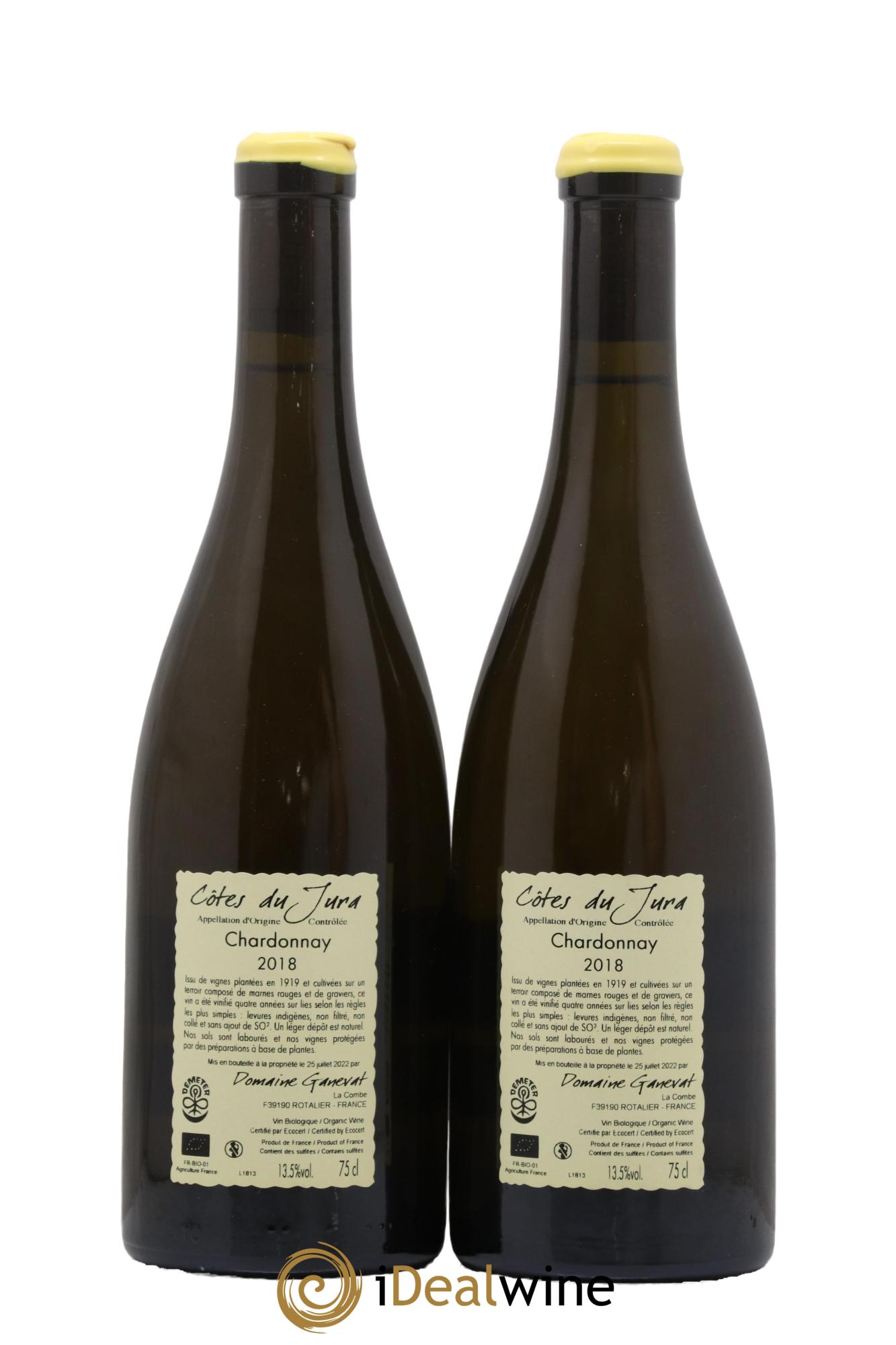 Côtes du Jura Les Grands Teppes Vieilles Vignes Jean-François Ganevat (Domaine) 2018 - Lot de 2 bouteilles - 1