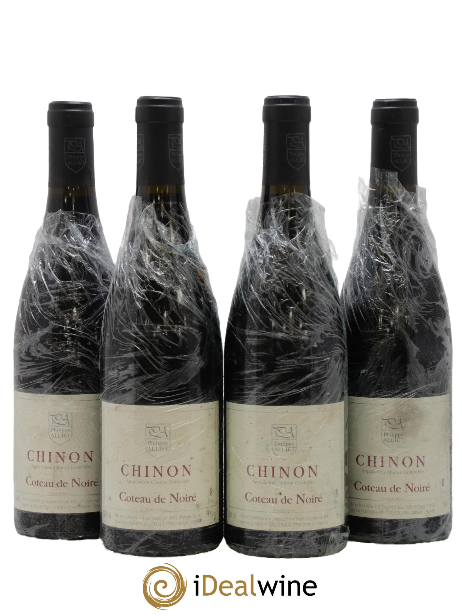 Chinon Coteau de Noiré Philippe Alliet 2018 - Posten von 4 Flaschen - 0
