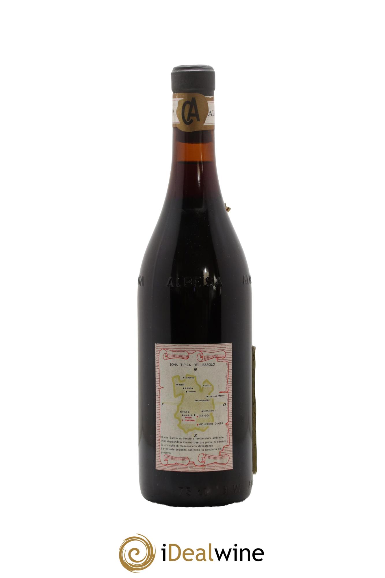 Barolo DOCG Bussia Soprana Aldo Conterno  1980 - Posten von 1 Flasche - 1