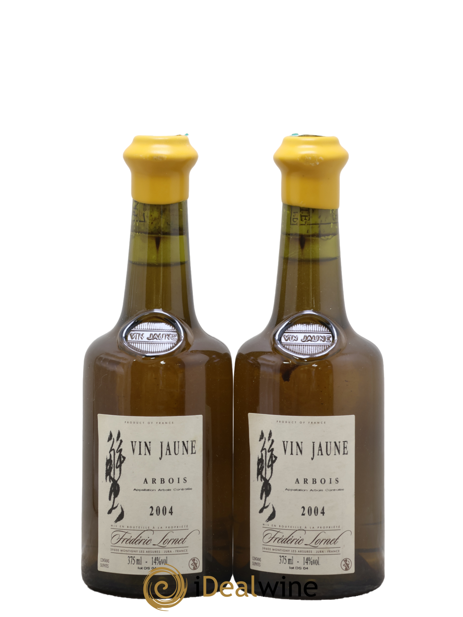 Arbois Vin Jaune Frédéric Lornet 2004 - Posten von 2 Demi-Flaschen - 0