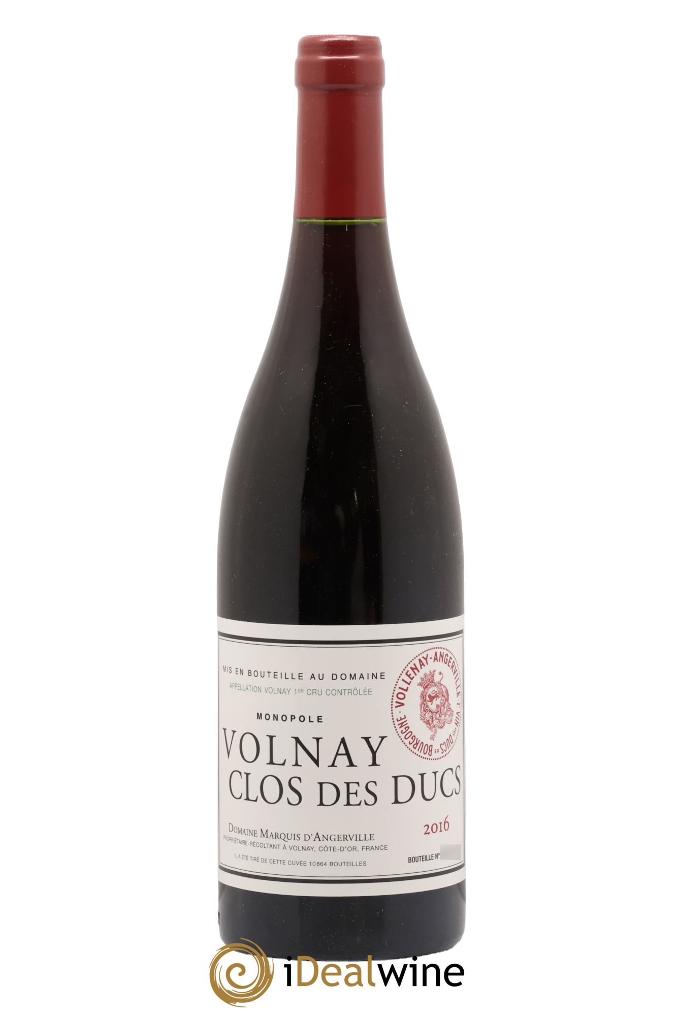 Volnay 1er Cru Clos des Ducs Marquis d'Angerville (Domaine) 2016 - Lot de 1 bouteille - 0